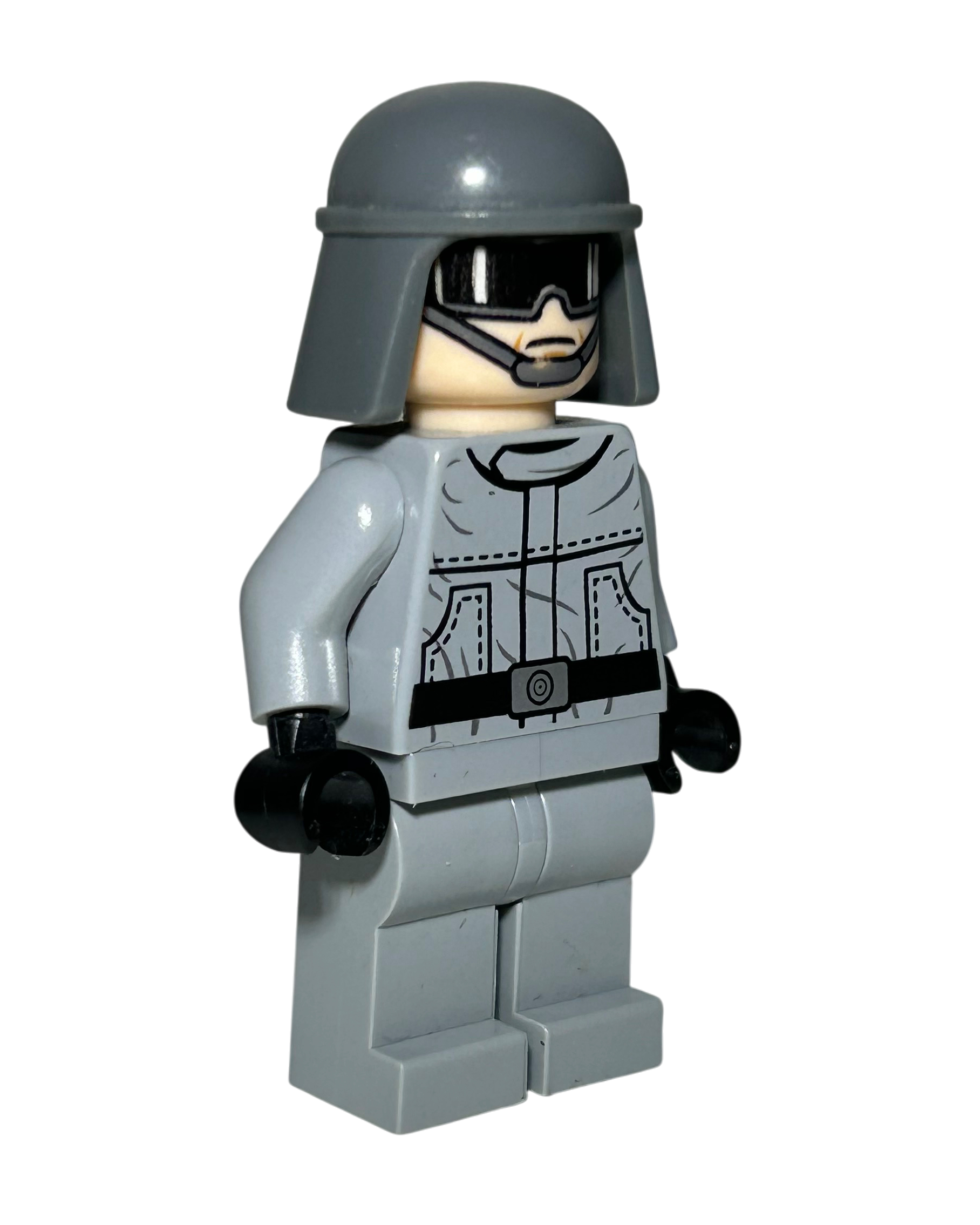 Imperial AT-ST Pilot SW0401 LEGO Star Wars Minifigur Seitenansicht links brick2d2