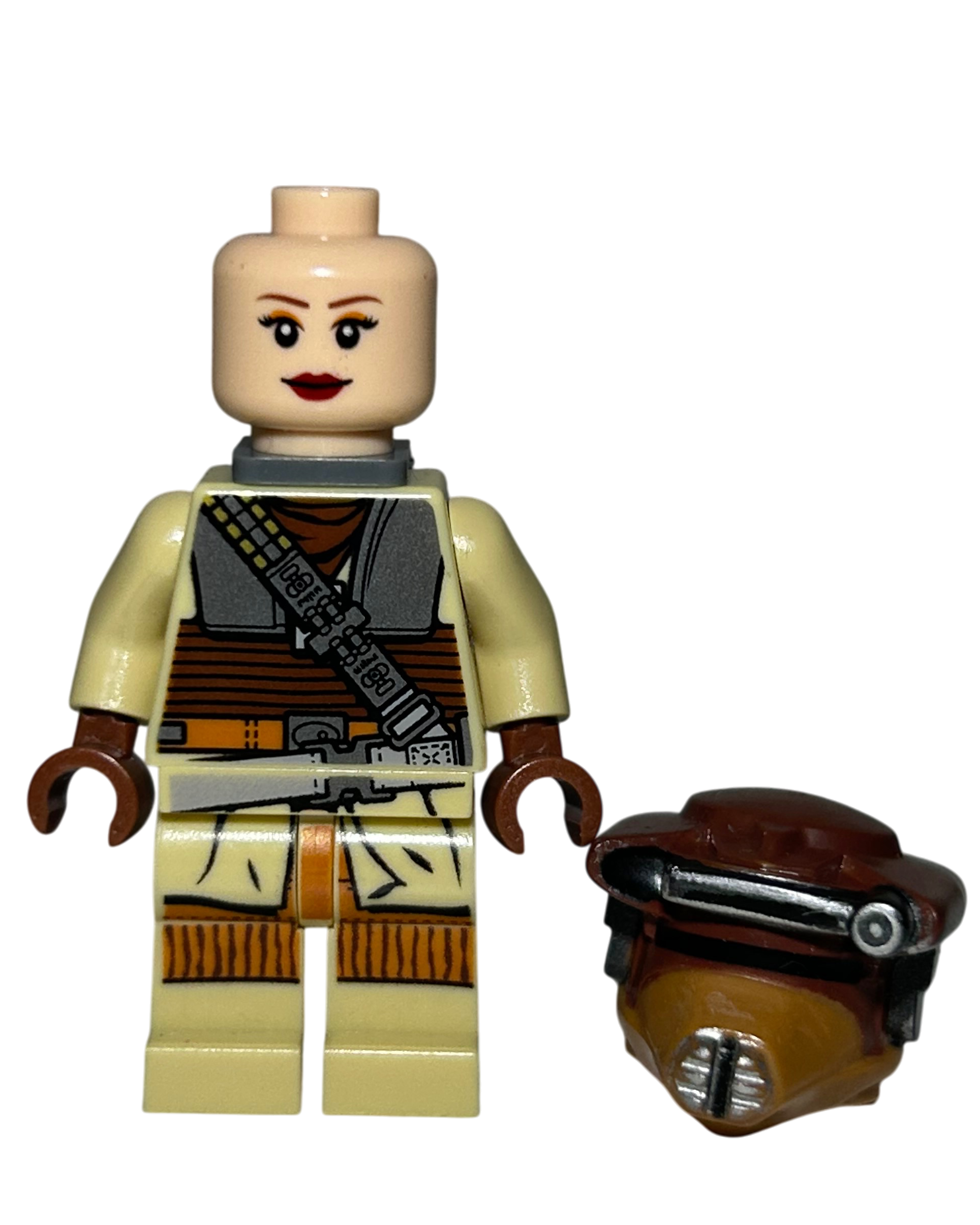 Boushh Leia Organa SW0407 LEGO Star Wars Minifigur Detailansicht brick2d2