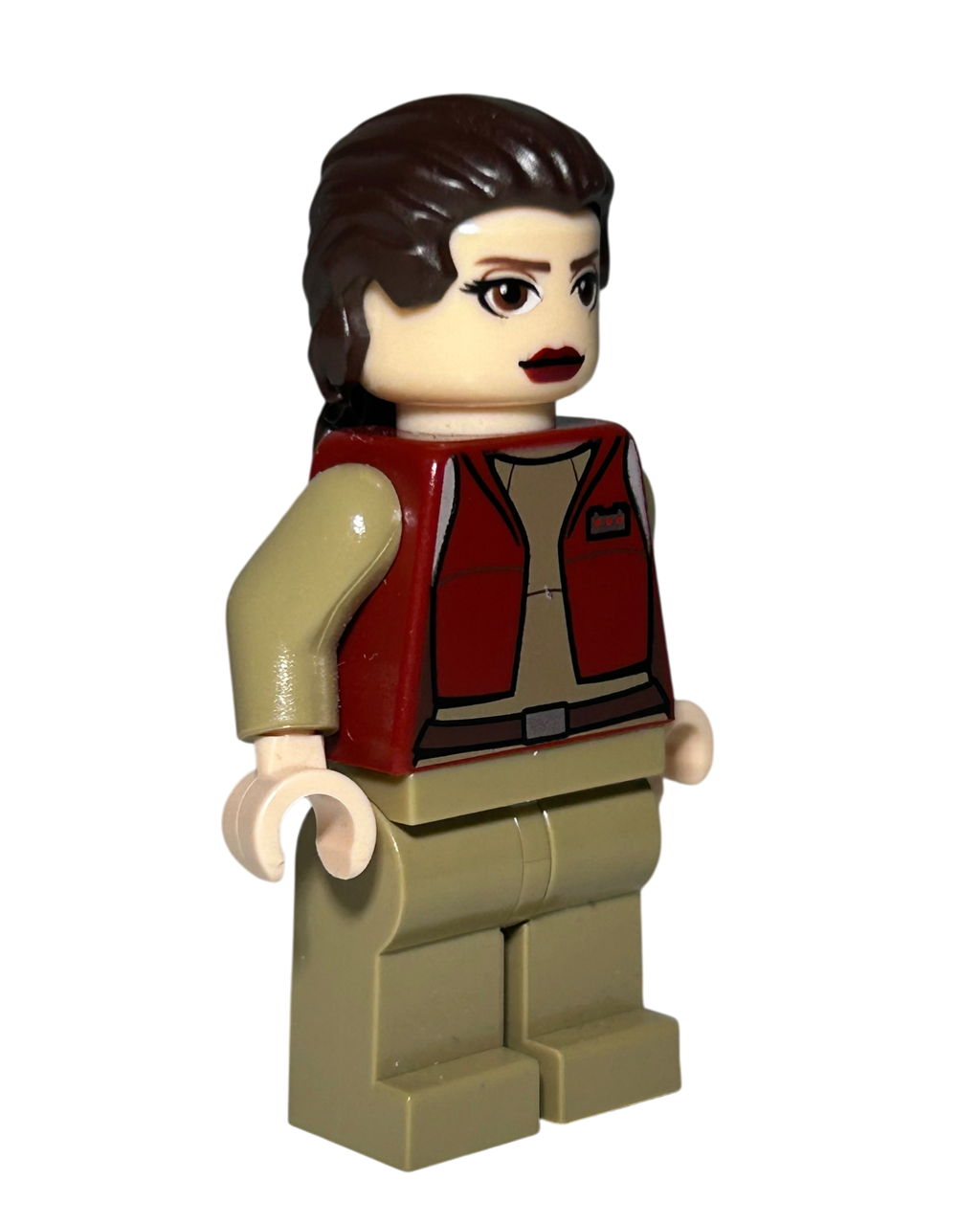 Lego Star Wars Minifigur Padmé Amidala Clone Wars SW0411 Seitenansicht links brick2d2