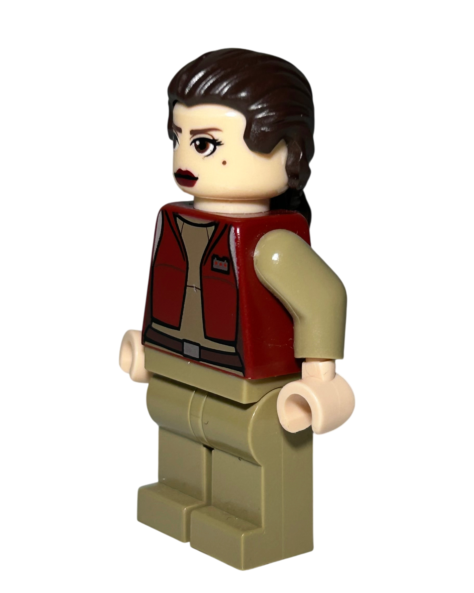 Lego Star Wars Minifigur Padmé Amidala Clone Wars SW0411 Seitenansicht rechts brick2d2