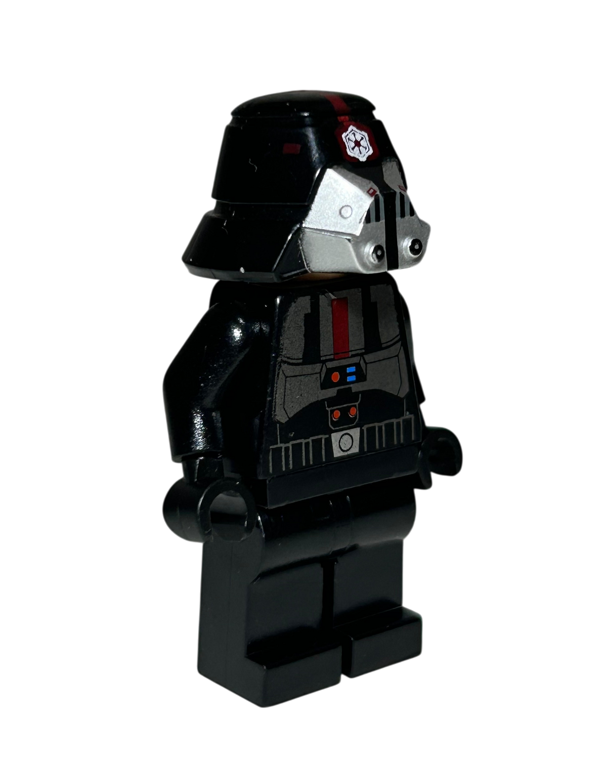 Sith Trooper SW0414 LEGO Star Wars Minifigur schwarze Rüstung Seitenansicht links brick2d2