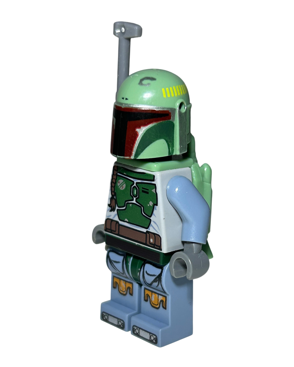 Boba Fett Balaclava Kopf SW0431 LEGO Star Wars Minifigur Seitenansicht rechts brick2d2