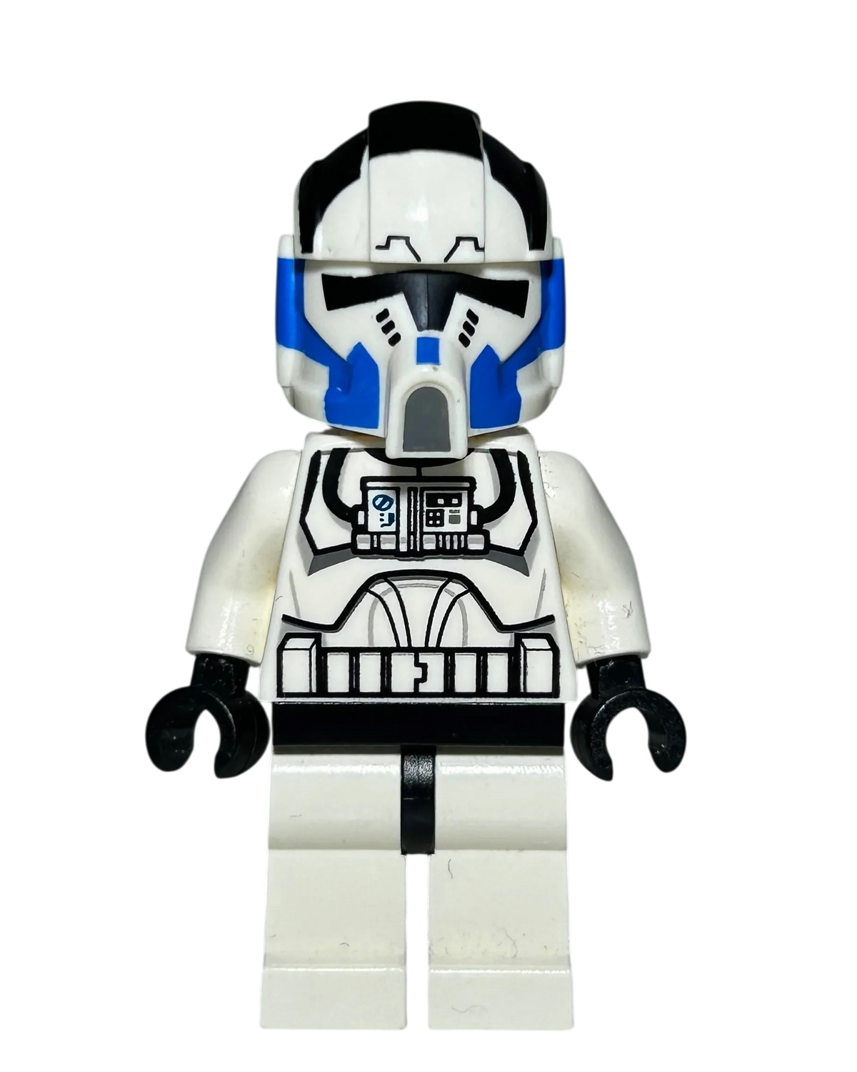 501st Clone Pilot SW0439 LEGO Star Wars Minifigur Phase 2 Vorderansicht brick2d2