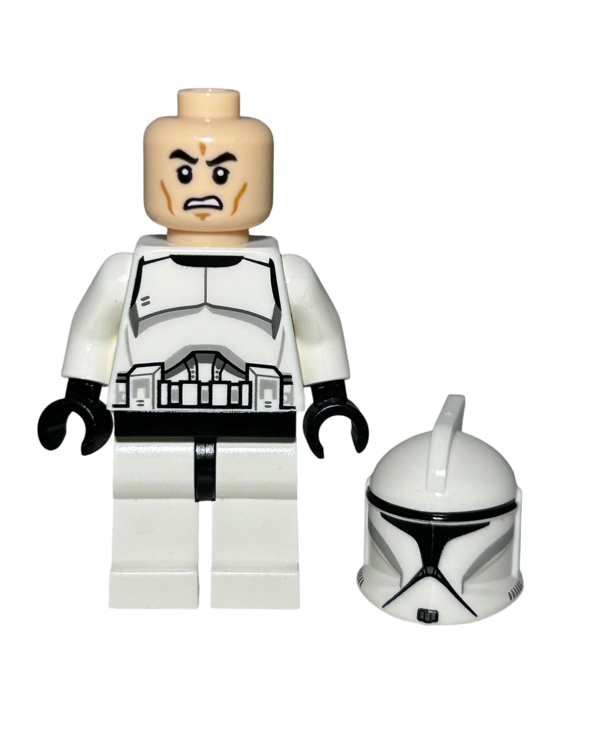 Phase 1 Clone Trooper SW0442 LEGO Star Wars Minifigur Detailansicht brick2d2