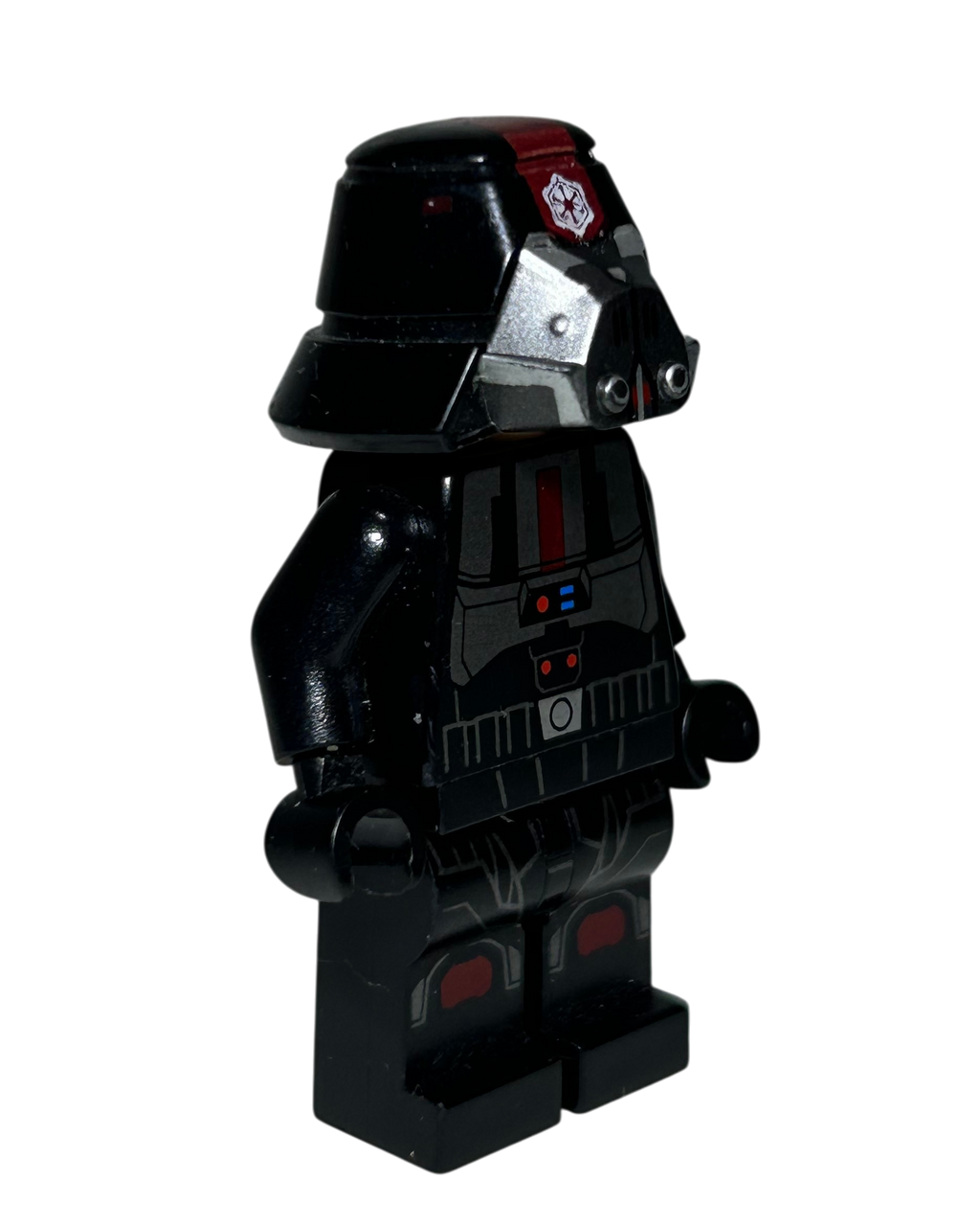Sith Trooper Schwarze Rüstung SW0443 LEGO Star Wars Minifigur Seitenansicht links brick2d2