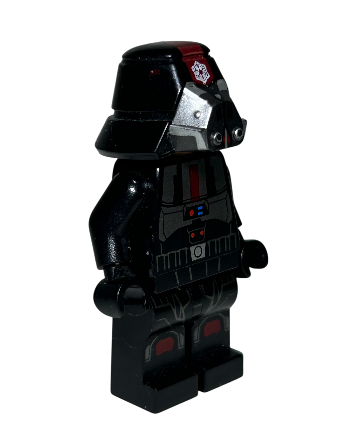Sith Trooper Schwarze Rüstung SW0443 LEGO Star Wars Minifigur Seitenansicht links brick2d2