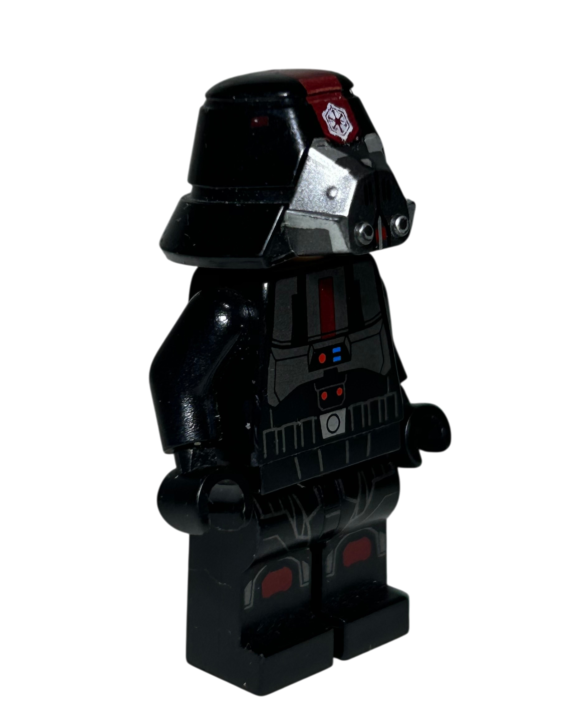 Sith Trooper Schwarze Rüstung SW0443 LEGO Star Wars Minifigur Seitenansicht links brick2d2