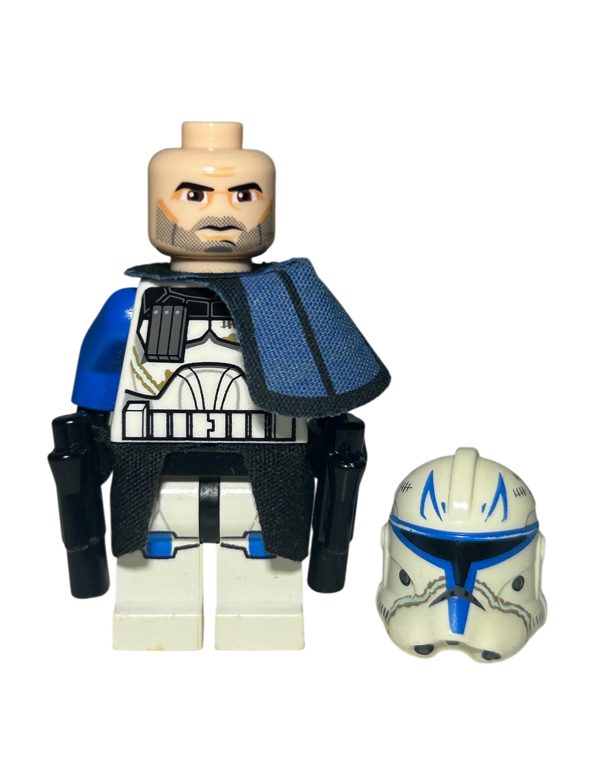Captain Rex SW0450 LEGO Star Wars Minifigur Phase 2 Detailansicht brick2d2