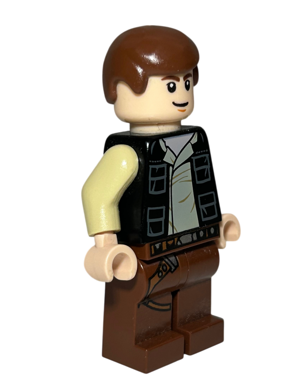 Han Solo SW0451 LEGO Star Wars Minifigur Seitenansicht links brick2d2