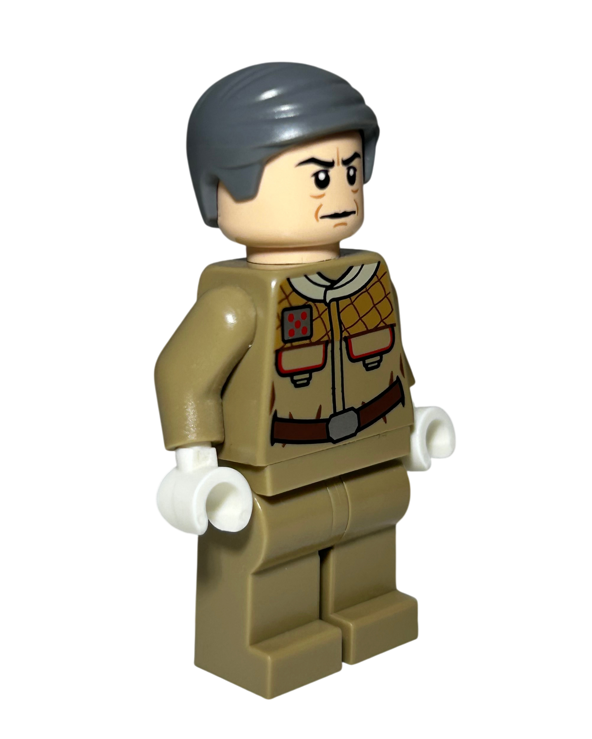 General Rieekan SW0460 LEGO Star Wars Minifigur Seitenansicht links brick2d2