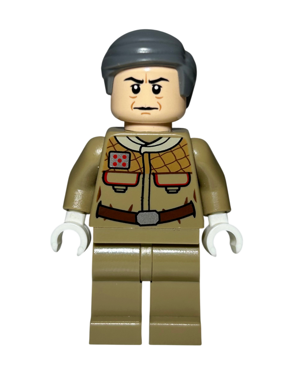 General Rieekan SW0460 LEGO Star Wars Minifigur Vorderansicht brick2d2