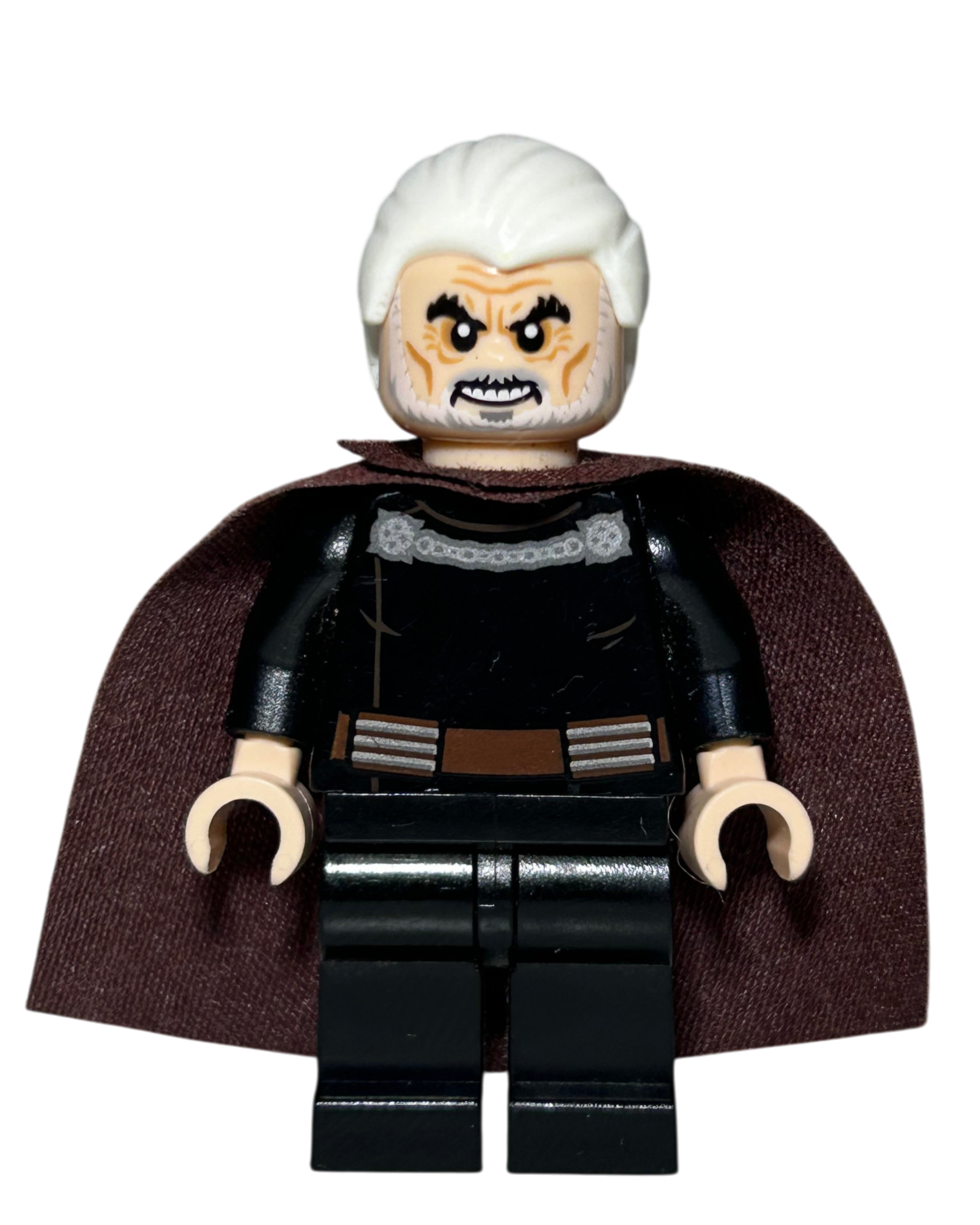 Count Dooku SW0472 LEGO Star Wars Minifigur Detailansicht brick2d2
