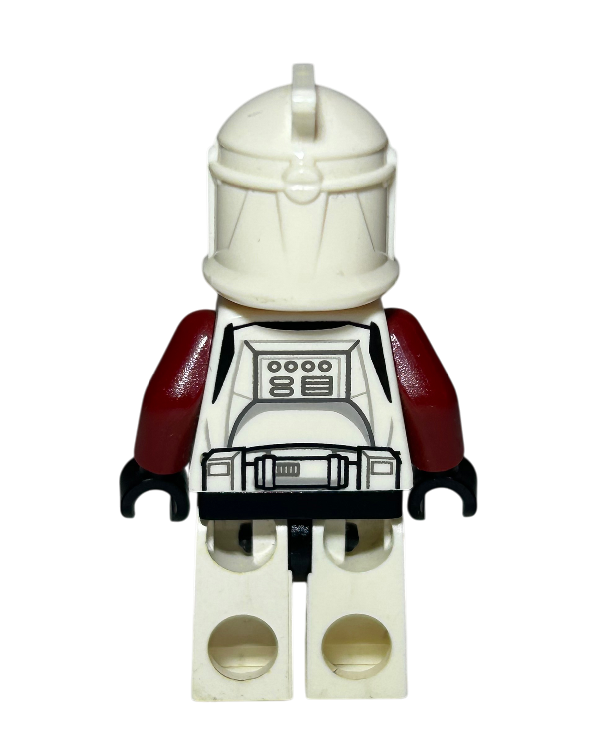 Clone Trooper Captain Phase 1 Rot SW0492 LEGO Star Wars Minifigur Rückansicht brick2d2