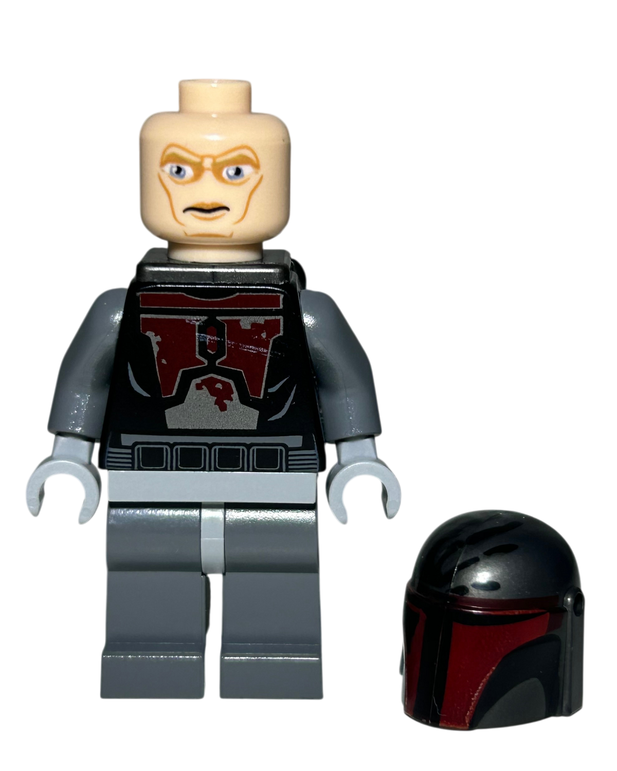 Mandalorian Super Commando SW0494 LEGO Star Wars Minifigur Detailansicht brick2d2