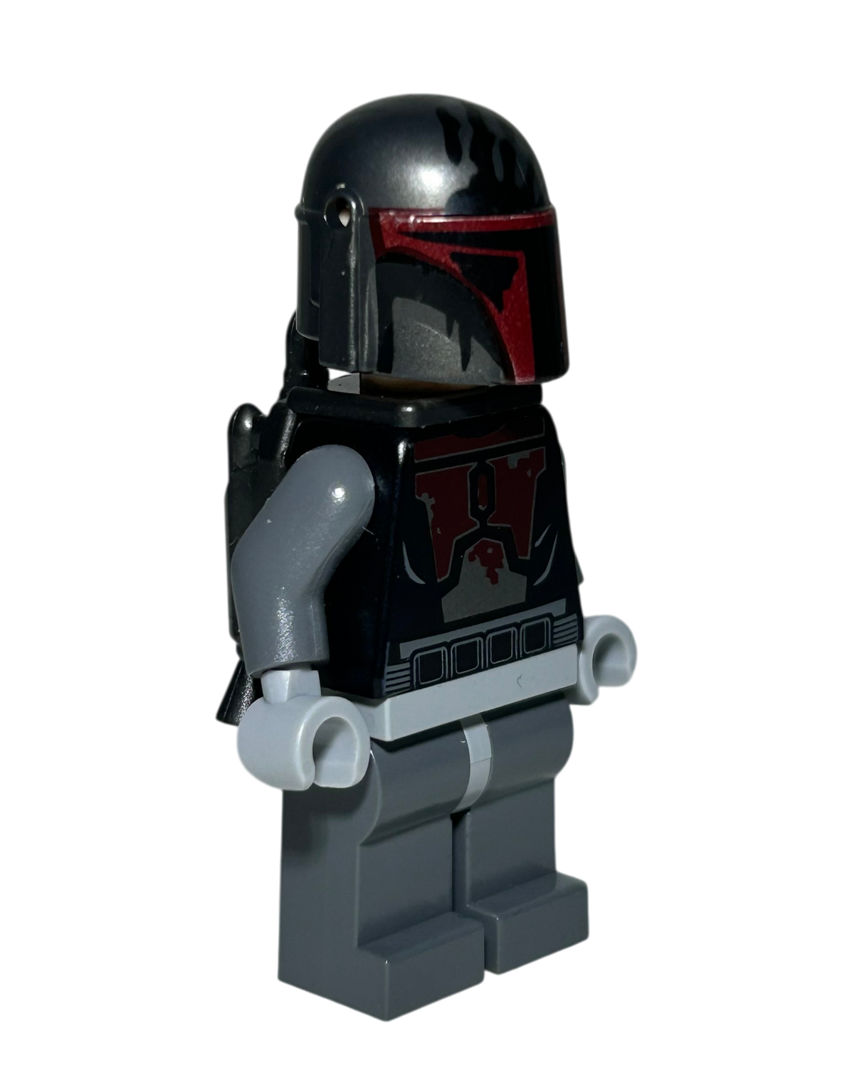 Mandalorian Super Commando SW0495 LEGO Star Wars Minifigur Seitenansicht Links brick2d2