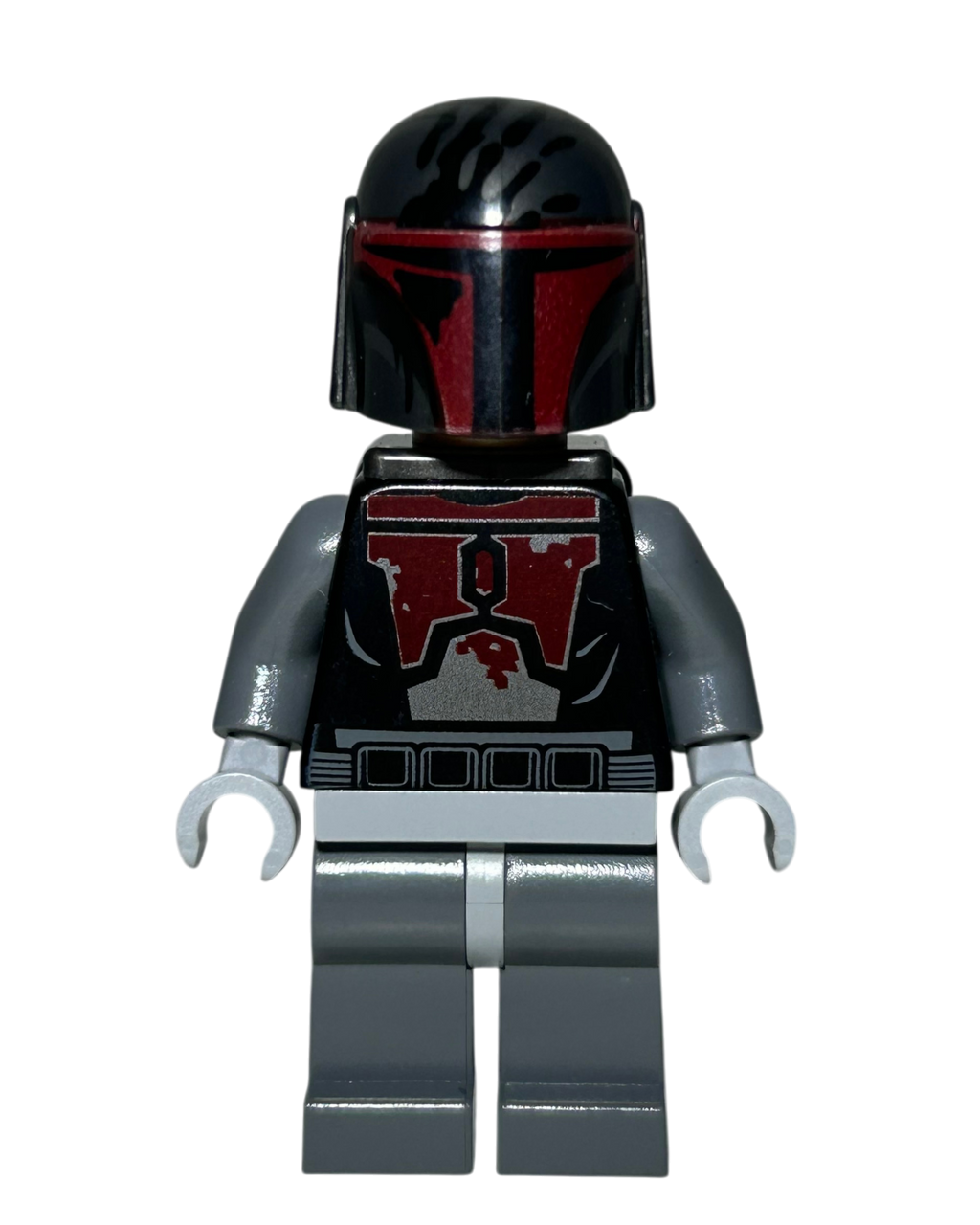Mandalorian Super Commando SW0495 LEGO Star Wars Minifigur Vorderansicht brick2d2