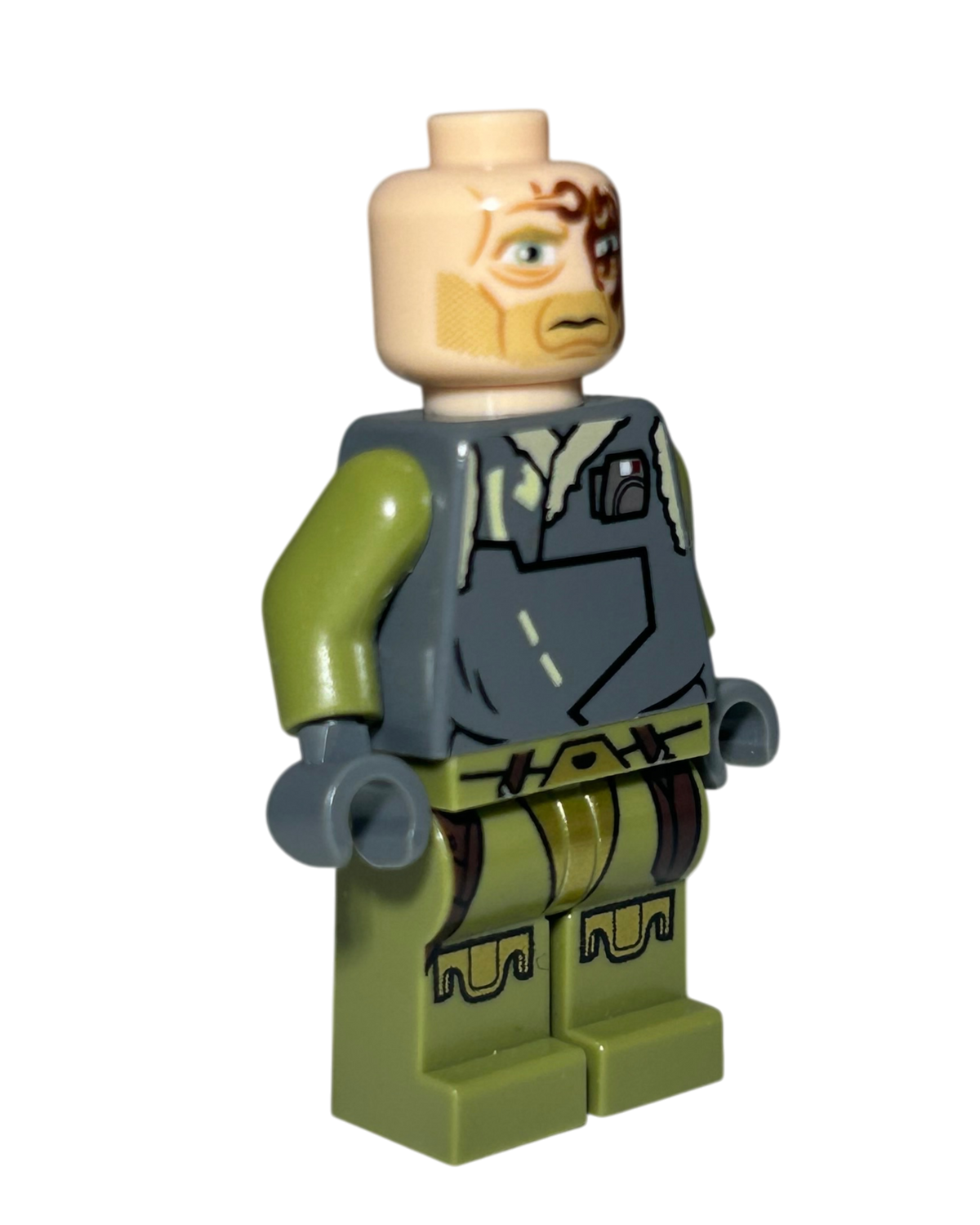 Obi-Wan Kenobi Rako Hardeen Verkleidung SW0498 LEGO Star Wars Minifigur Seitenansicht links brick2d2