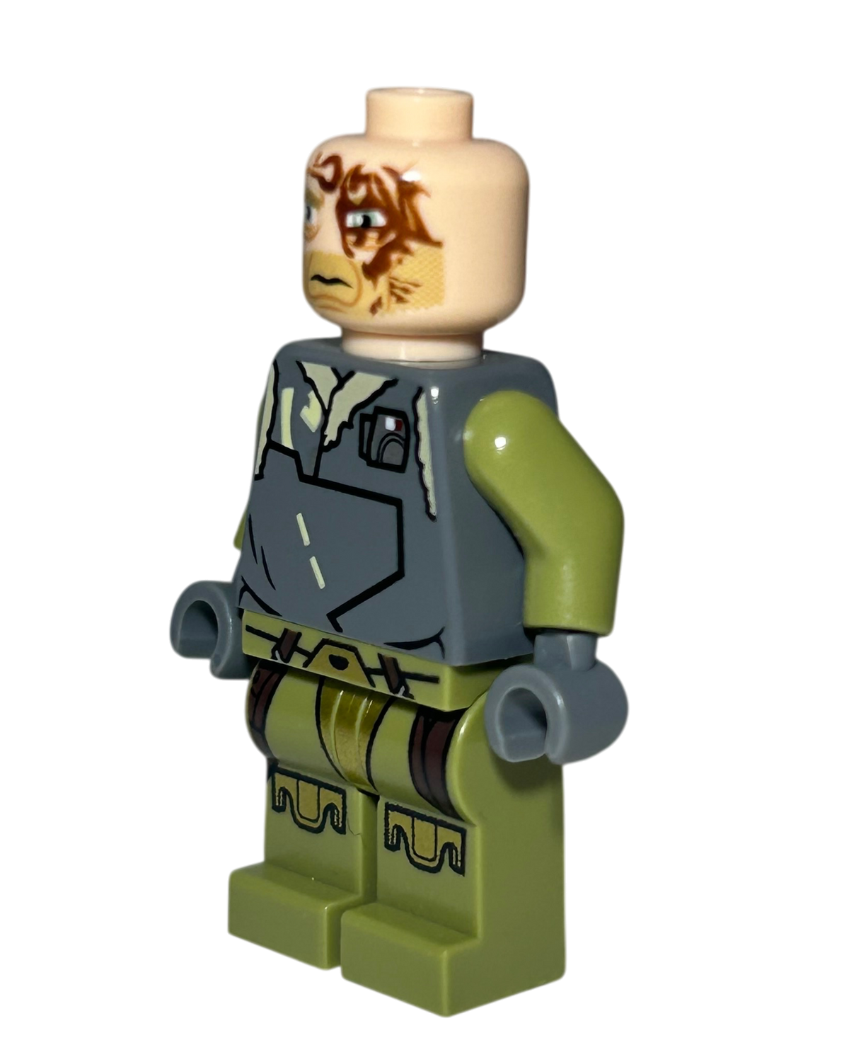 Obi-Wan Kenobi Rako Hardeen Verkleidung SW0498 LEGO Star Wars Minifigur Seitenansicht rechts brick2d2