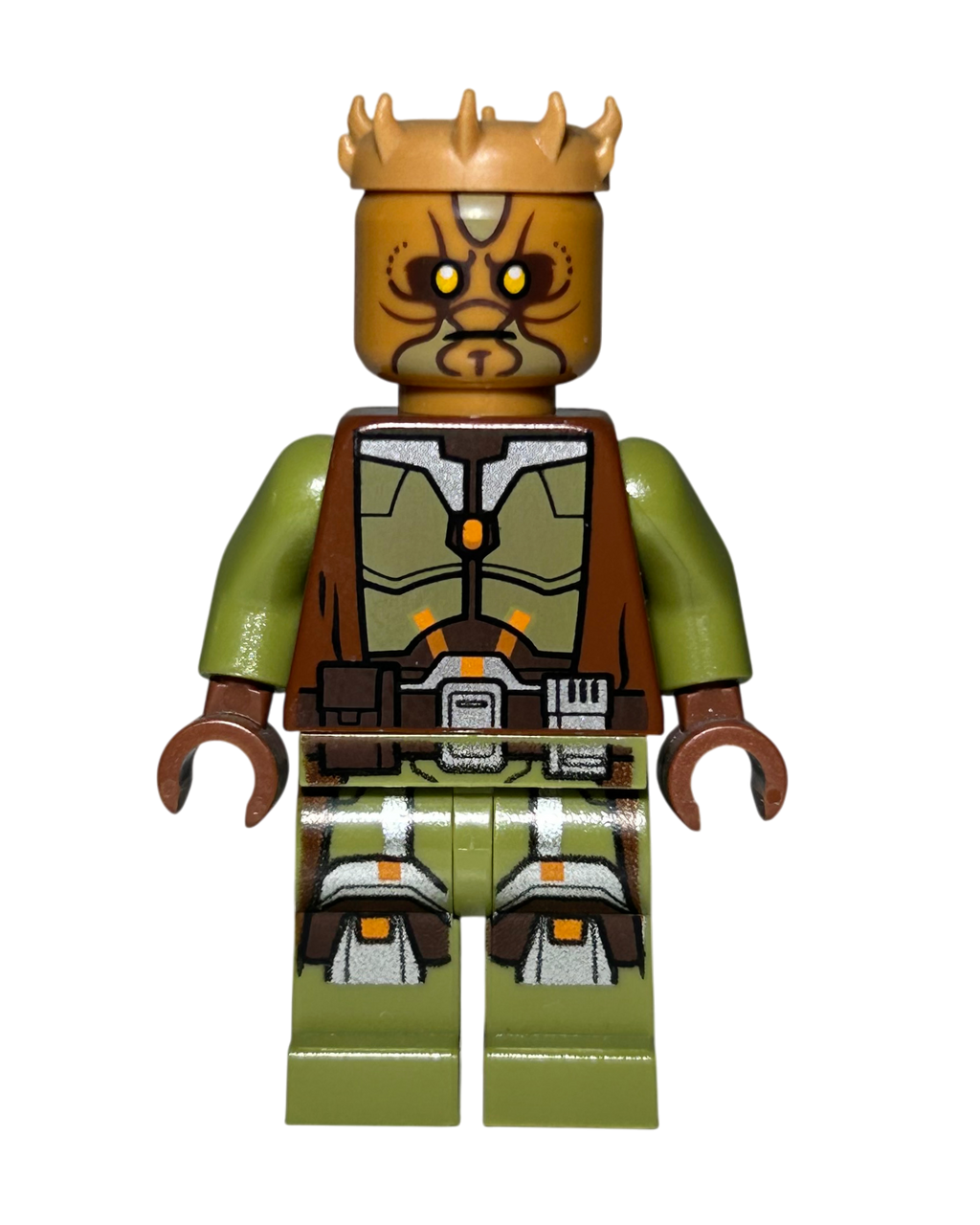 Lego Star Wars Minifigur Jedi Knight Kao Cen Darach SW0500 Vorderansicht brick2d2