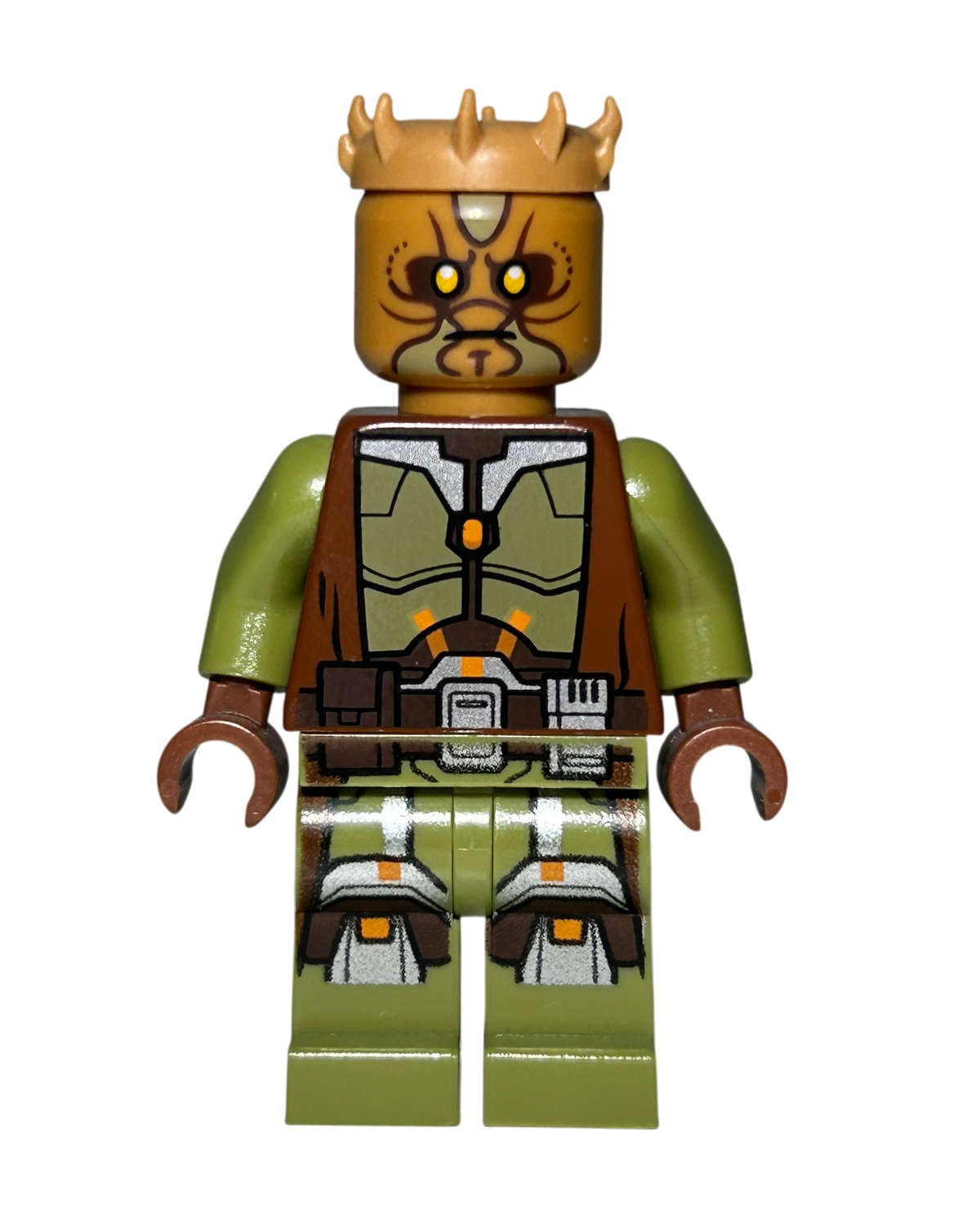 Lego Star Wars Minifigur Jedi Knight Kao Cen Darach SW0500 Vorderansicht brick2d2