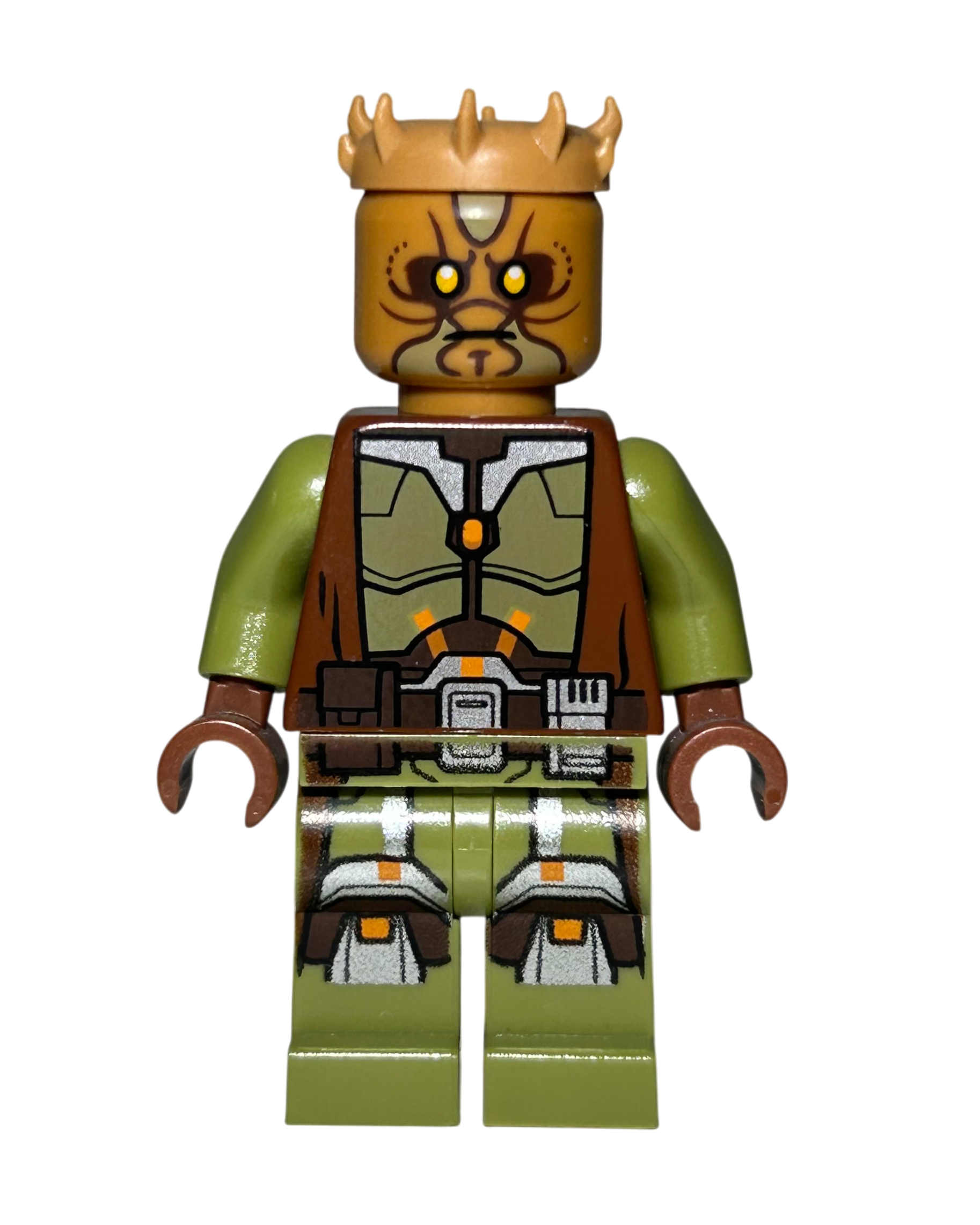 Lego Star Wars Minifigur Jedi Knight Kao Cen Darach SW0500 Vorderansicht brick2d2