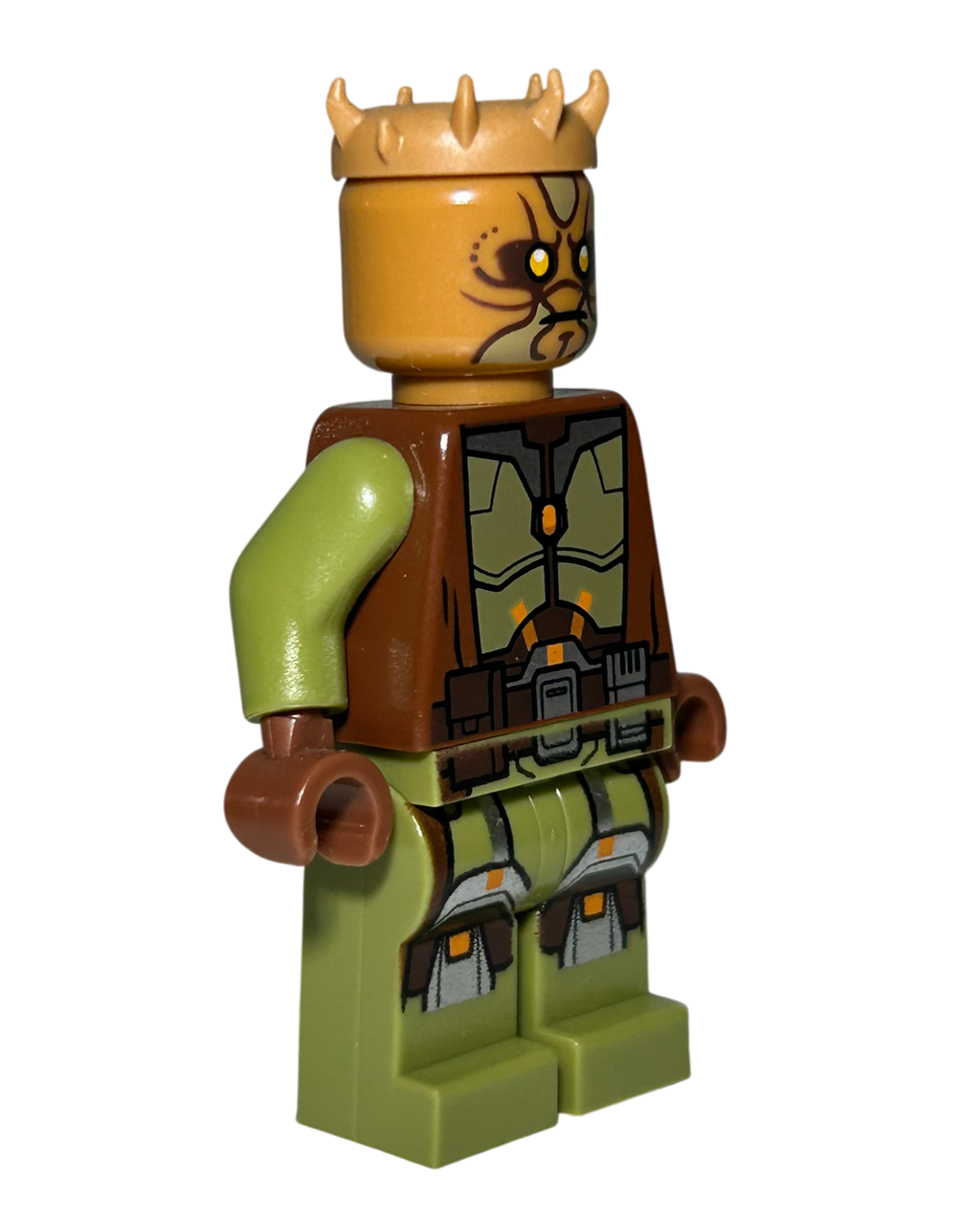 Lego Star Wars Minifigur Jedi Knight Kao Cen Darach SW0500 Seitenansicht links brick2d2