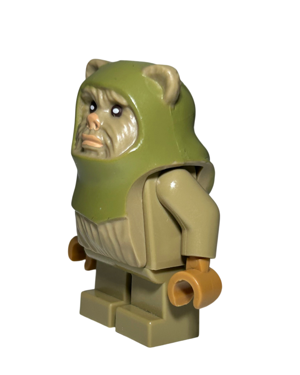 Lego Star Wars Minifigur Ewok Warrior SW0508 Seitenansicht links brick2d2