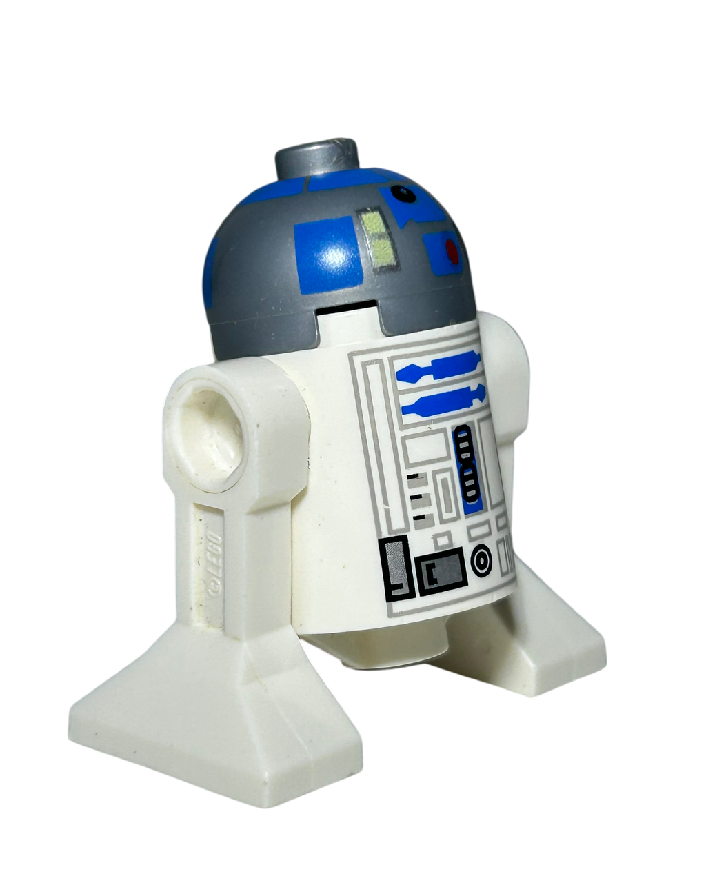 R2-D2 Metallic SW0512 LEGO Star Wars Minifigur Seitenansicht links brick2d2