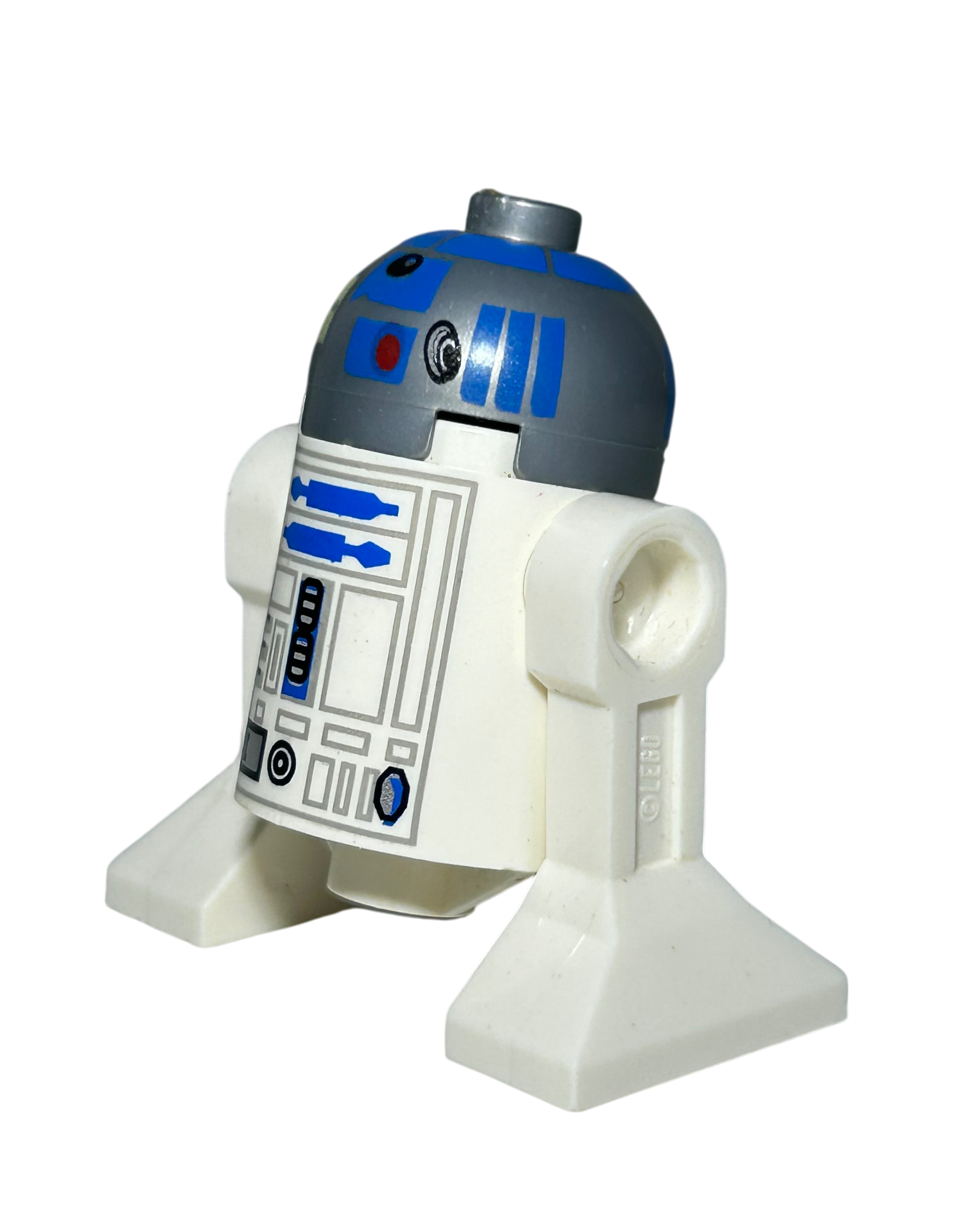 R2-D2 Metallic SW0512 LEGO Star Wars Minifigur Seitenansicht rechts brick2d2