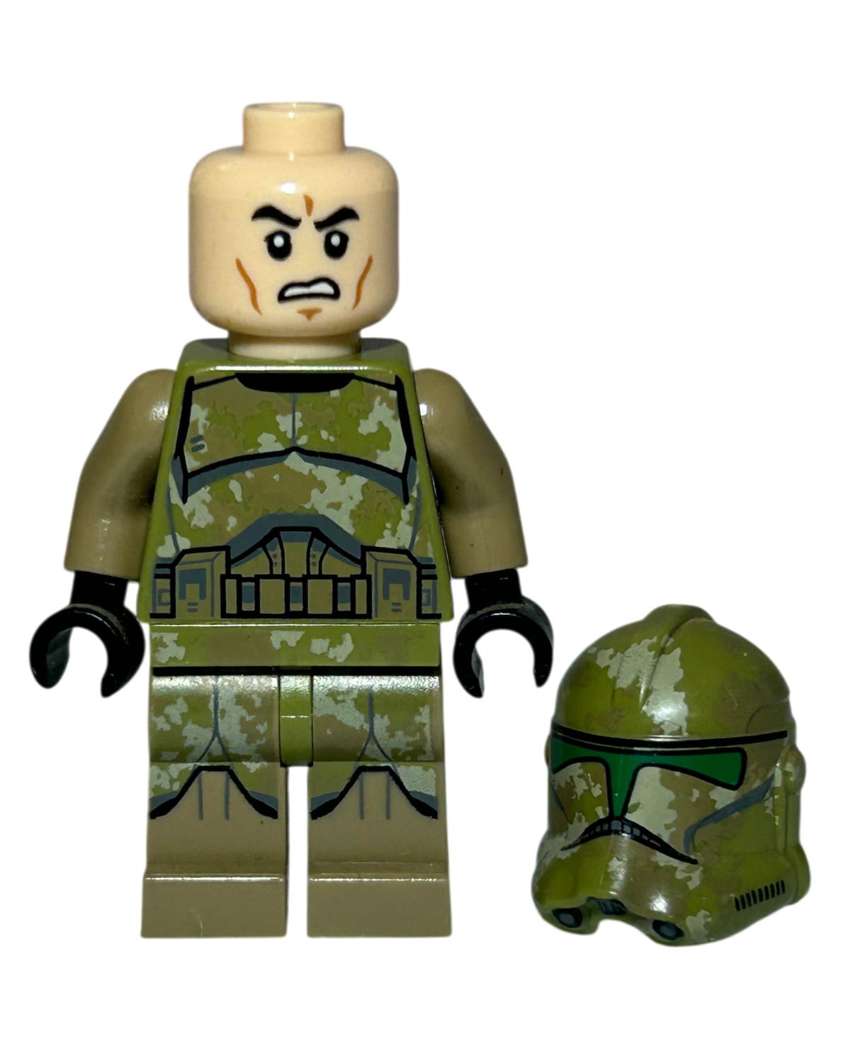 41st Elite Corps Clone Trooper Kashyyyk SW0519 LEGO Star Wars Minifigur Detailansicht  
