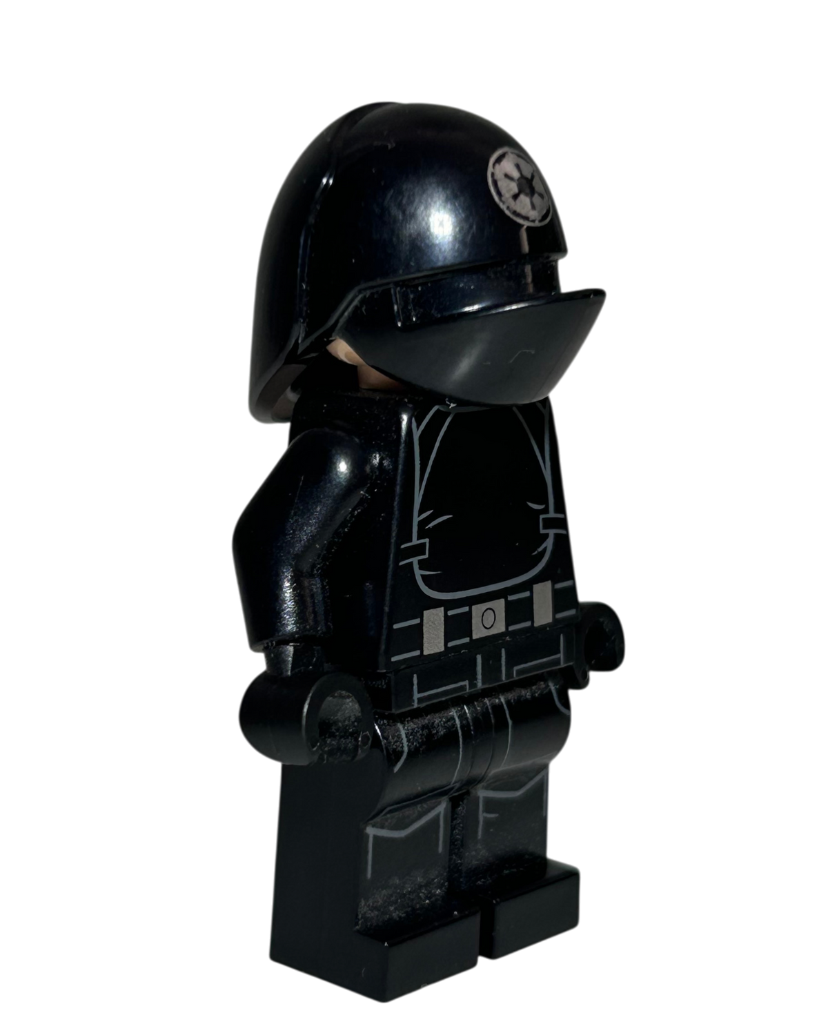 Imperial Gunner Mund offen SW0520 LEGO Star Wars Minifigur Seitenansicht links brick2d2