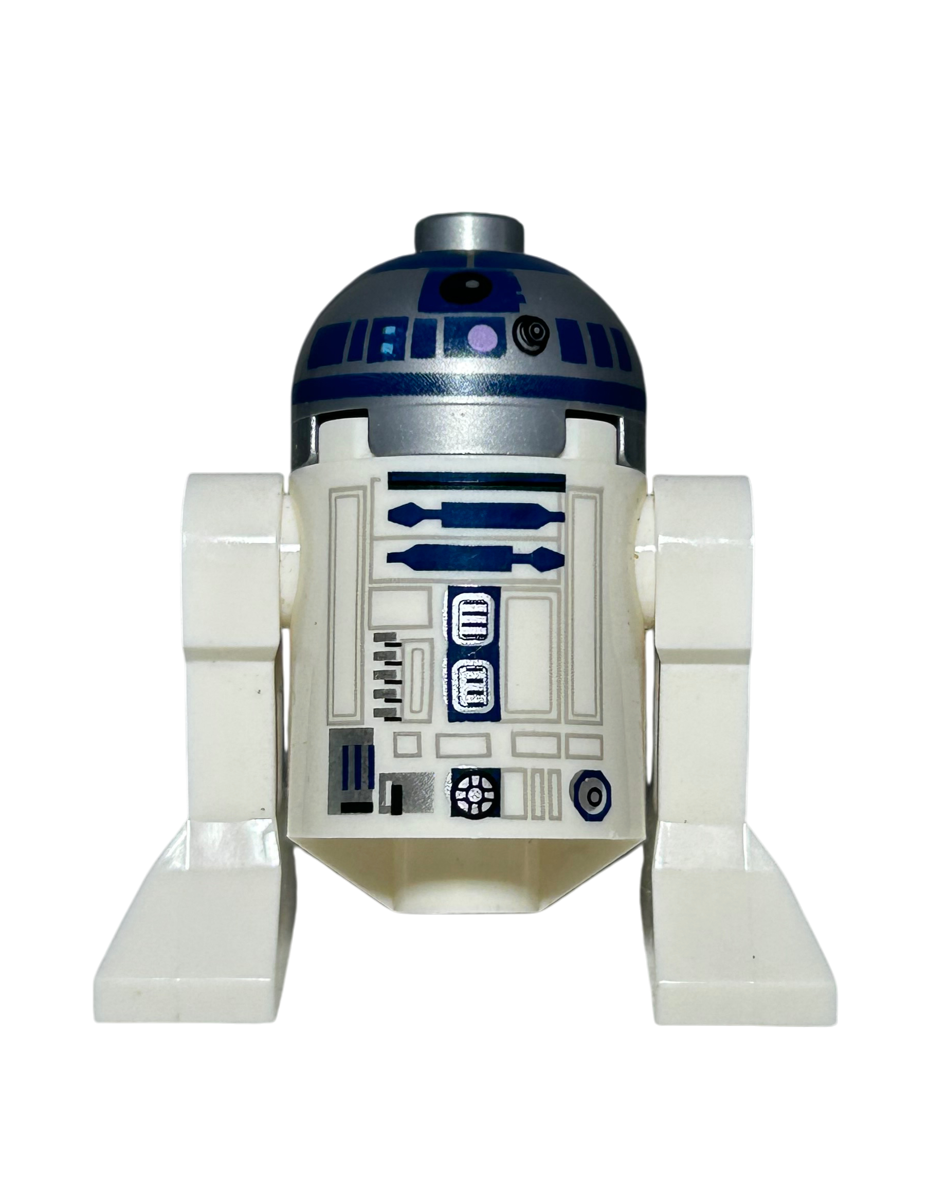 R2 D2 SW0527a LEGO Star Wars Minifigur Vorderansicht brick2d2