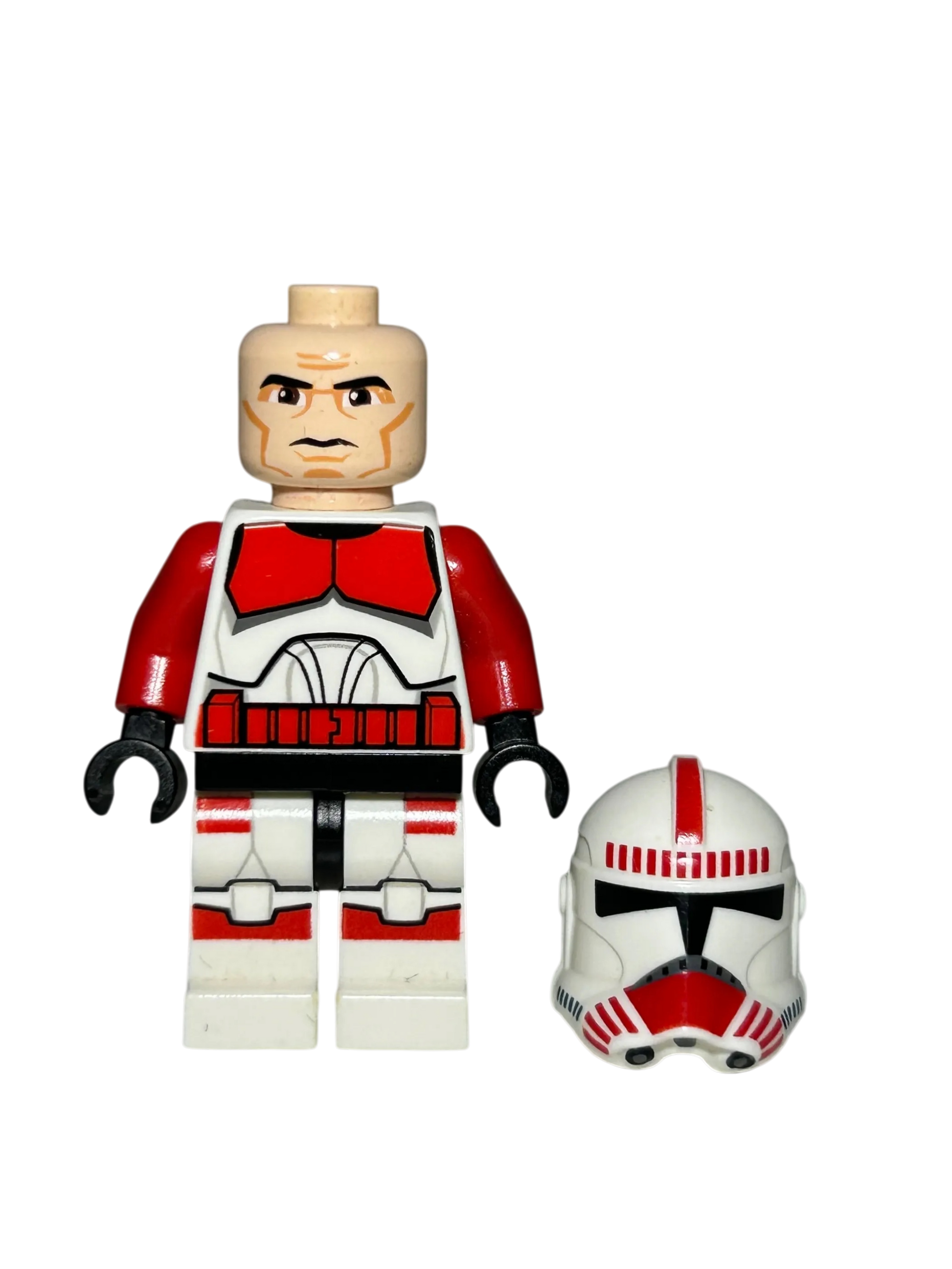 Clone Shock Trooper SW0531 LEGO Star Wars Minifigur Coruscant Guard Detailansicht brick2d2