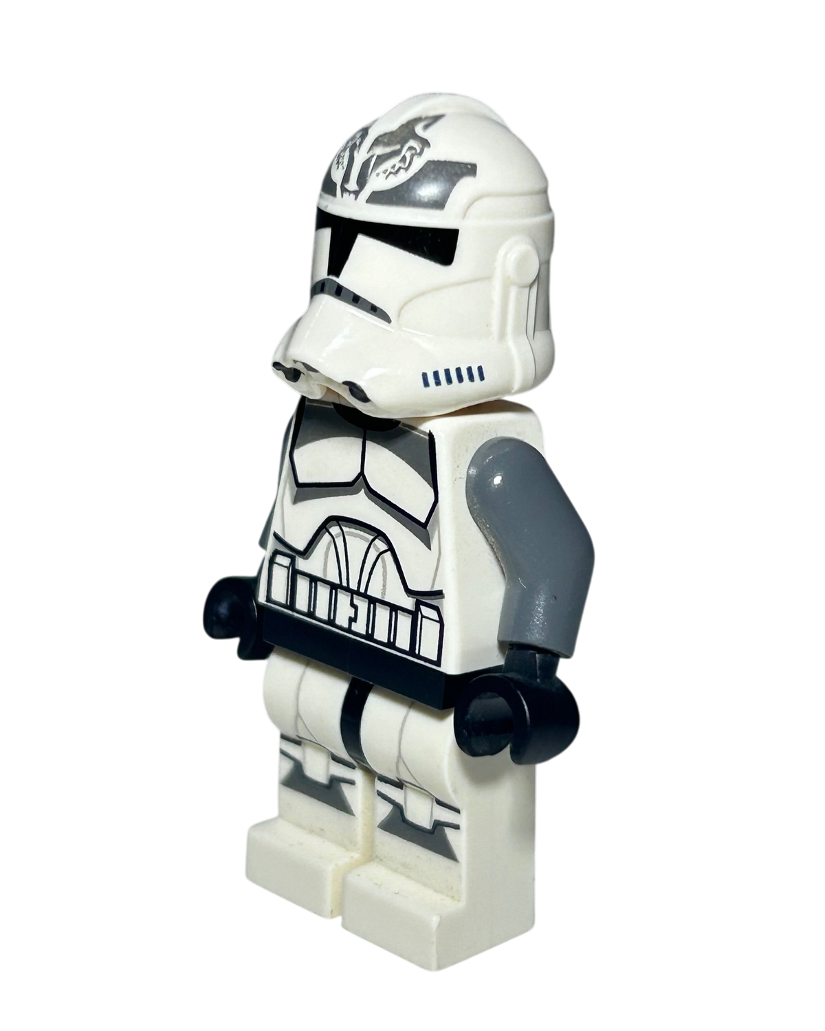 Wolfpack Clone Trooper SW0537 LEGO Star Wars Minifigur Phase 2 Seitenansicht rechts  brick2d2