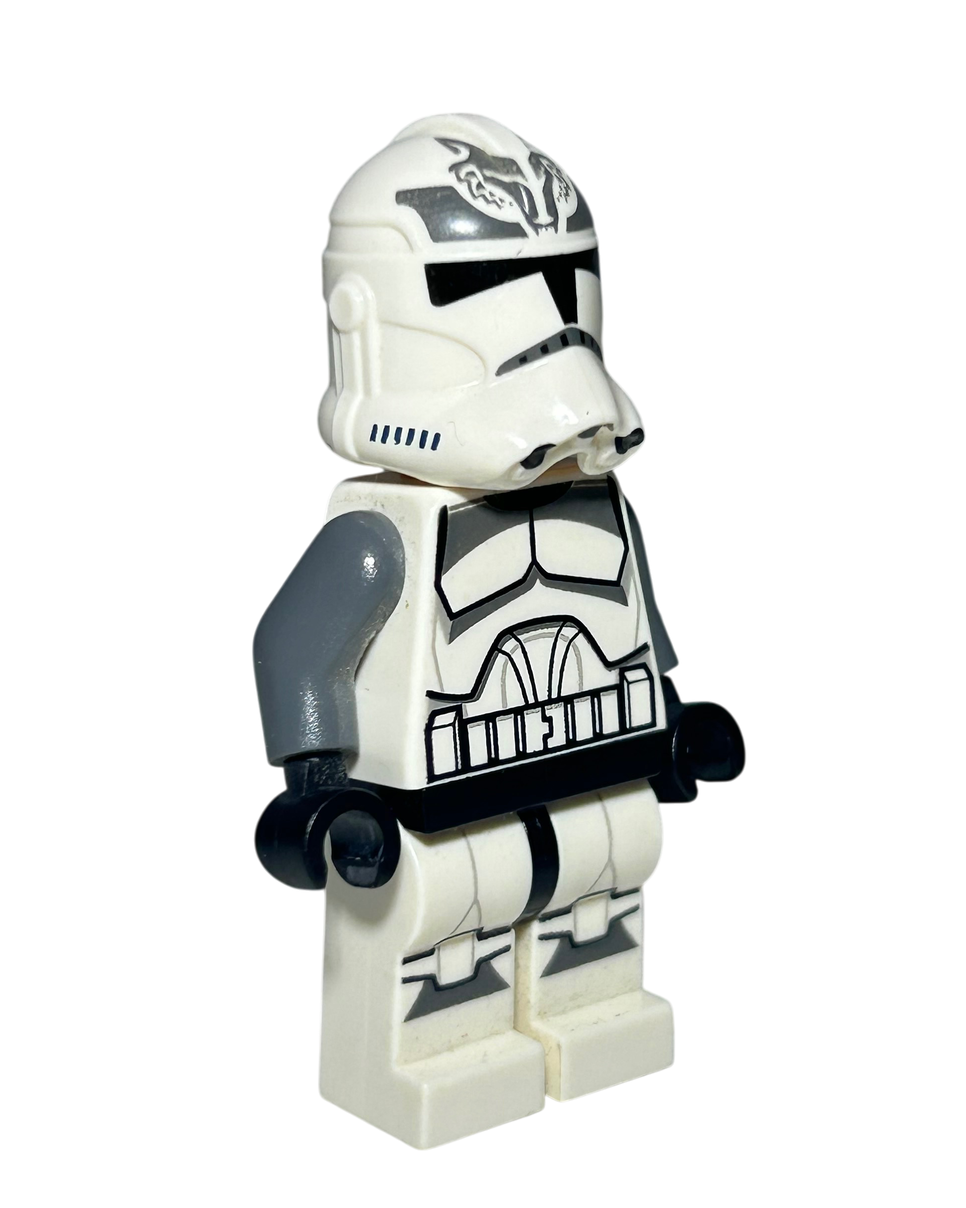 Wolfpack Clone Trooper SW0537 LEGO Star Wars Minifigur Phase 2 Seitenansicht links brick2d2