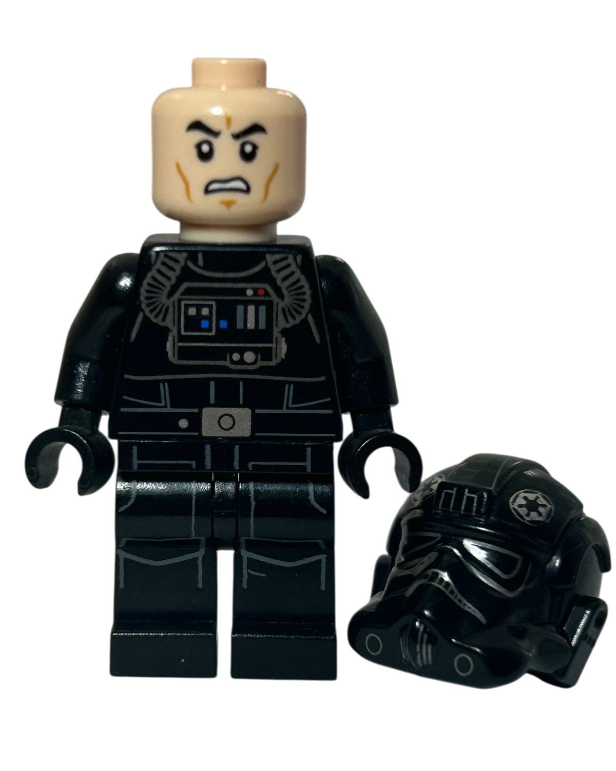 Imperial TIE Fighter Pilot SW0543 LEGO Star Wars Minifigur Detailansicht