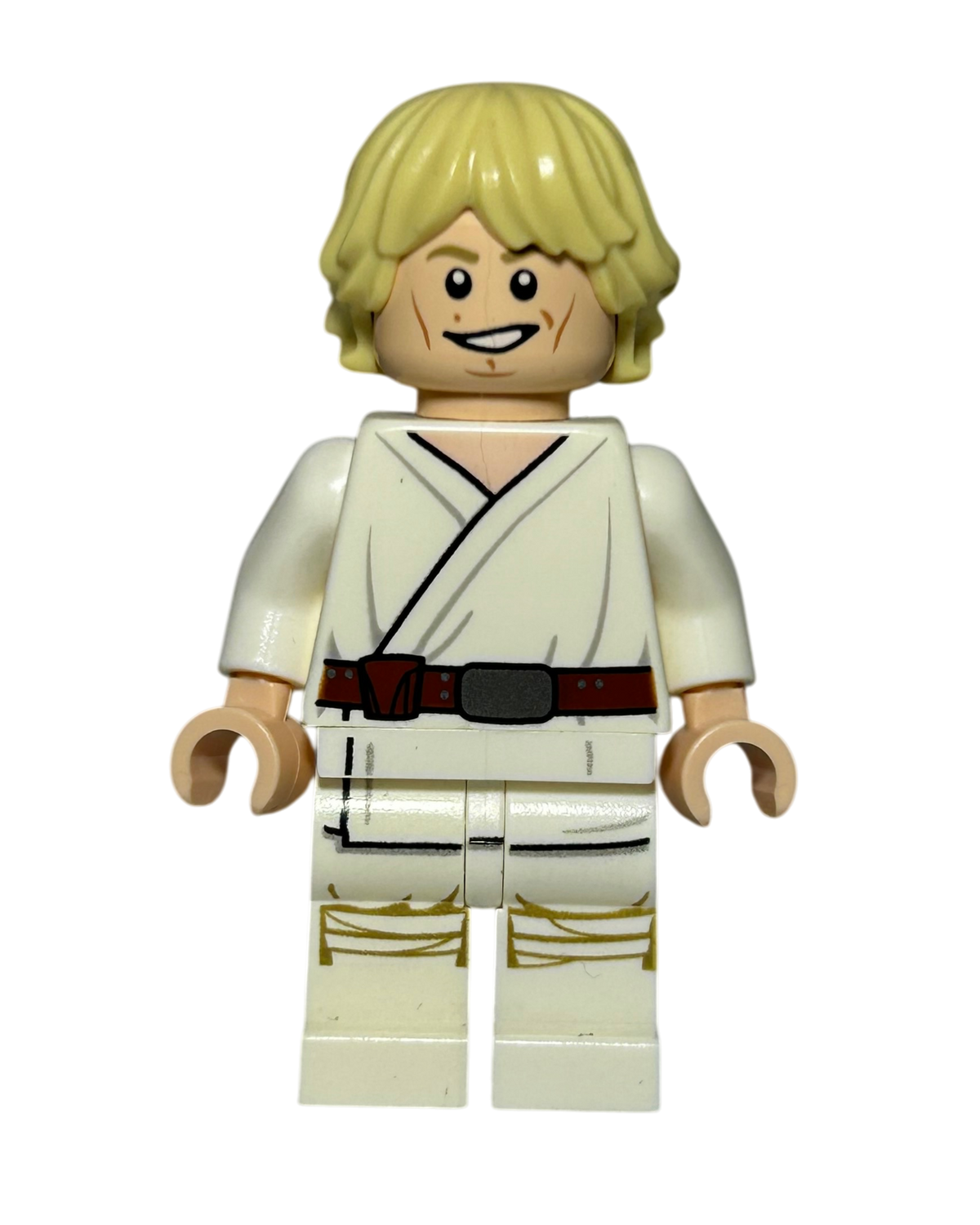 LEGO Star Wars Minifigur Luke Skywalker SW0551 Vorderansicht – Brick2D2