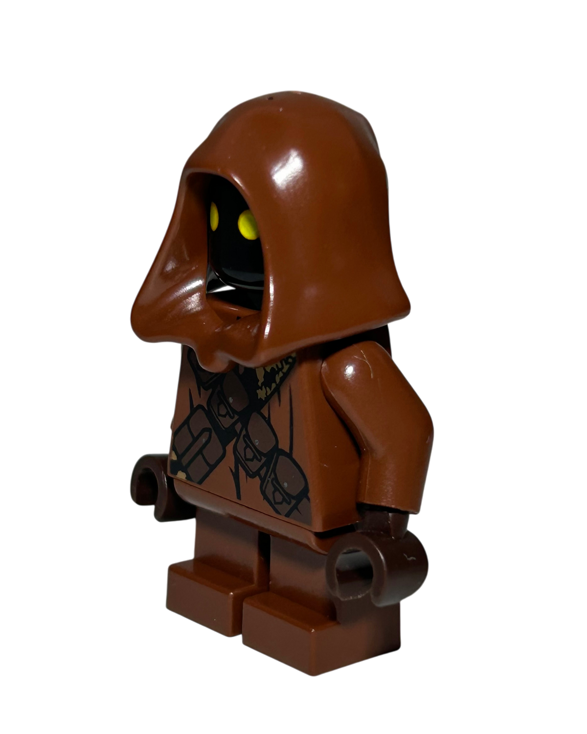Jawa mit Goldenem Band SW0590 LEGO Star Wars Minifigur Seitenansicht rechts brick2d2