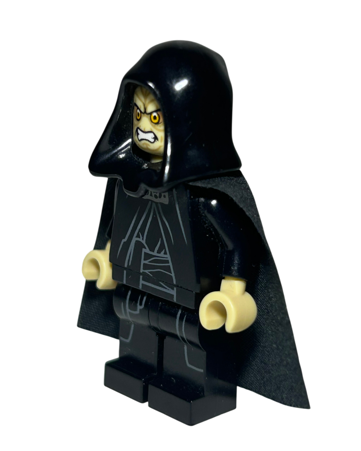Emperor Palpatine SW0595 LEGO Star Wars Minifigur Seitenansicht rechts brick2d2