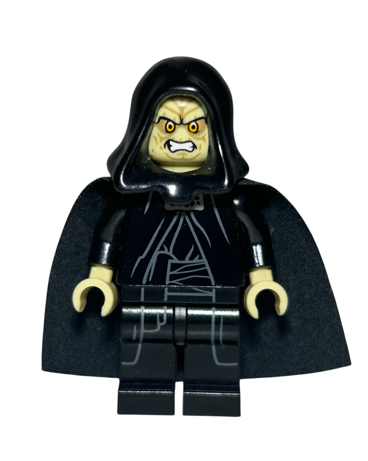 Emperor Palpatine SW0595 LEGO Star Wars Minifigur Vorderansicht brick2d2