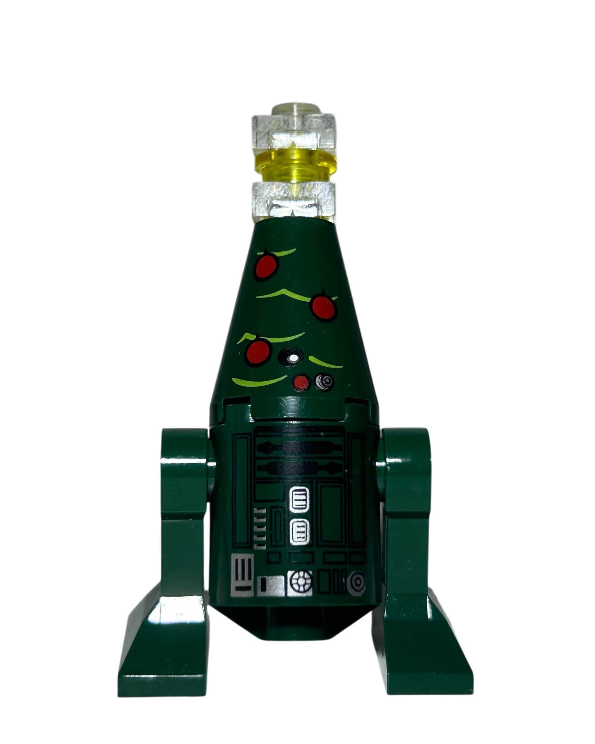 Christmas Astromech Droid R2-X2 SW0598 LEGO Star Wars Minifigur Vorderansicht brick2d2