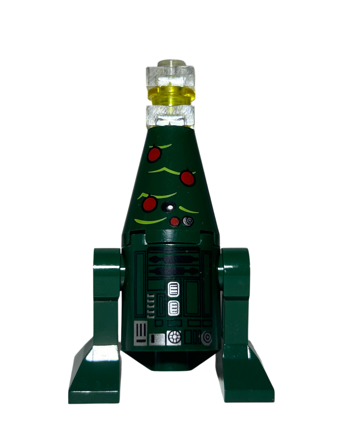Christmas Astromech Droid R2-X2 SW0598 LEGO Star Wars Minifigur Vorderansicht brick2d2
