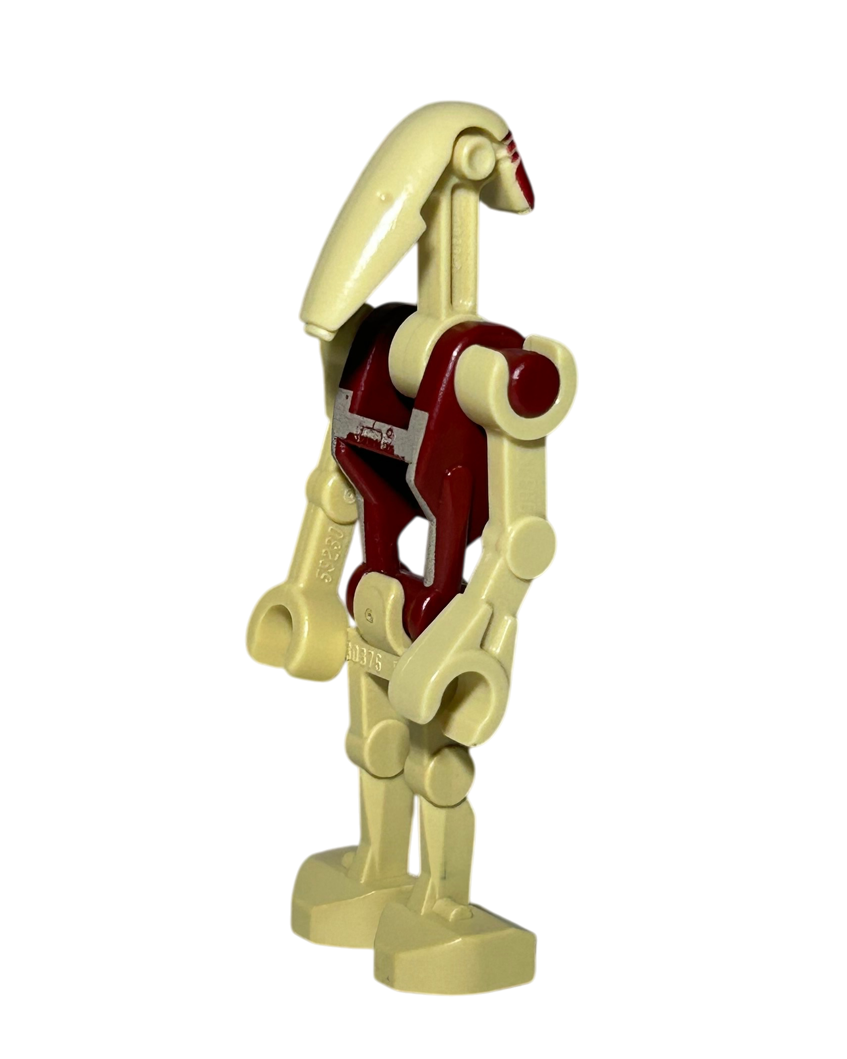 Security Battle Droid SW0600 dunkelroter Torso LEGO Star Wars Minifigur Seitenansicht rechts brick2d2