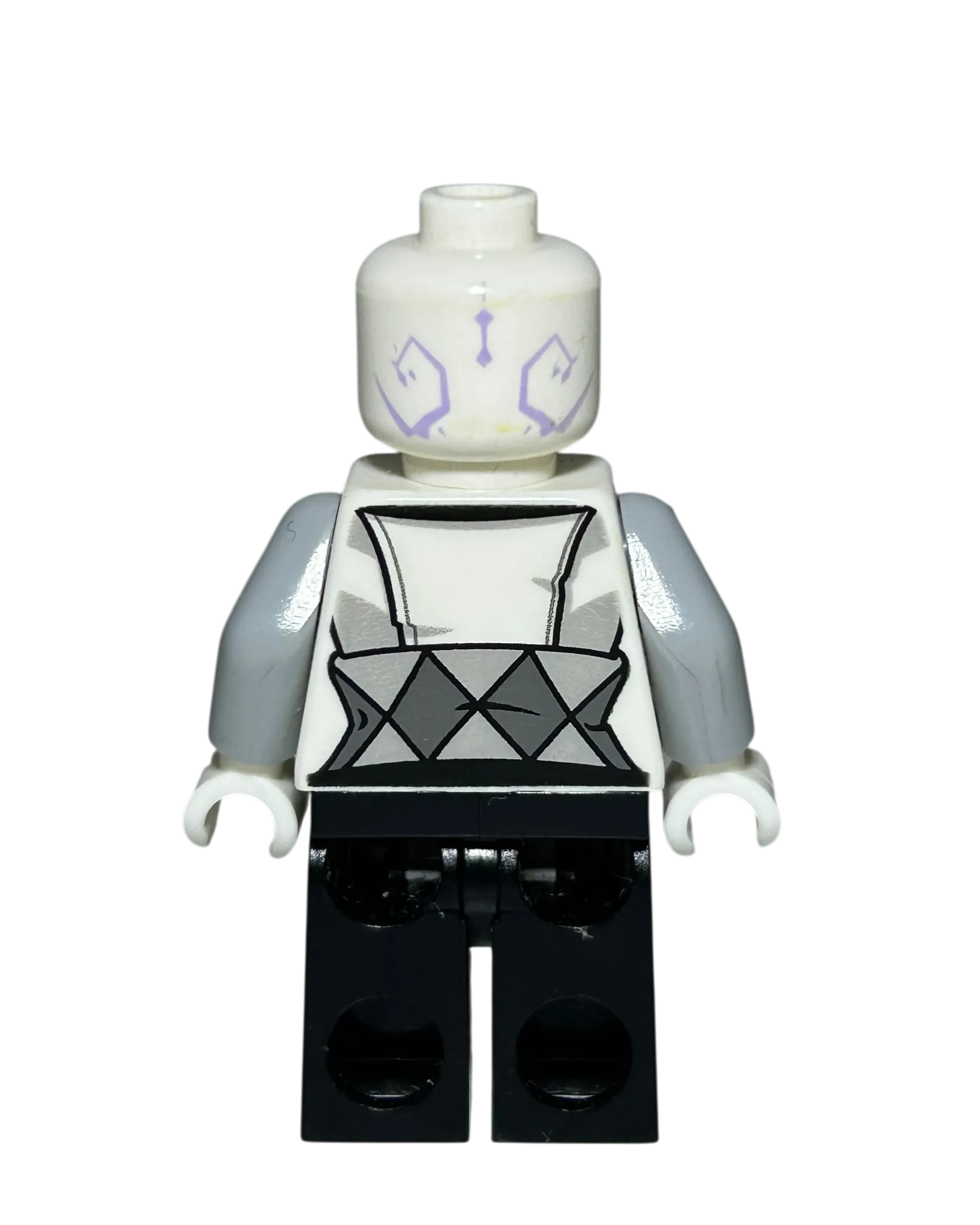 Asajj Ventress SW0615 LEGO Star Wars Minifigur weißer Torso Rückansicht brick2d2