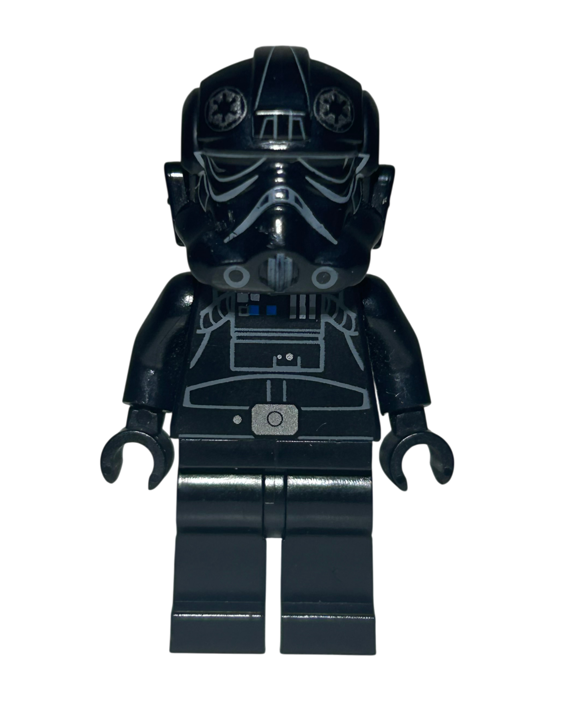 Imperial TIE Fighter Pilot SW0621 LEGO Star Wars Minifigur Vorderansicht brick2d2
