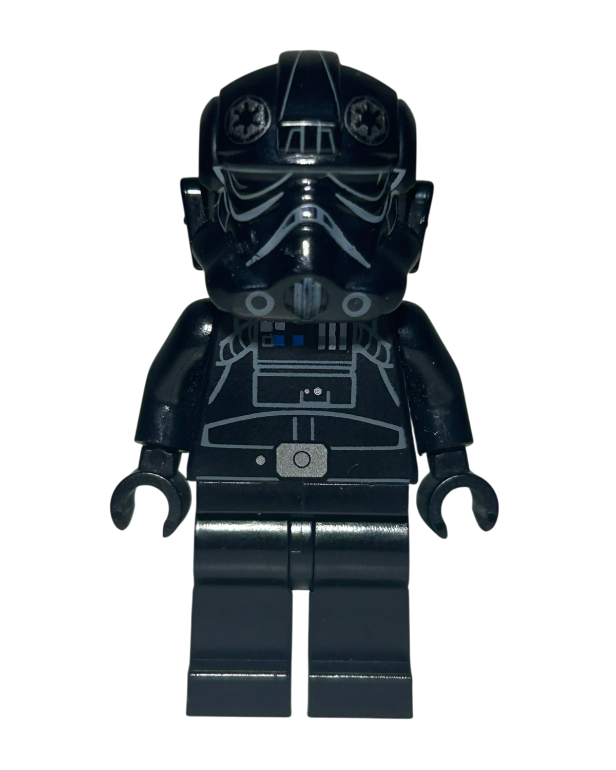 Imperial TIE Fighter Pilot SW0621 LEGO Star Wars Minifigur Vorderansicht brick2d2