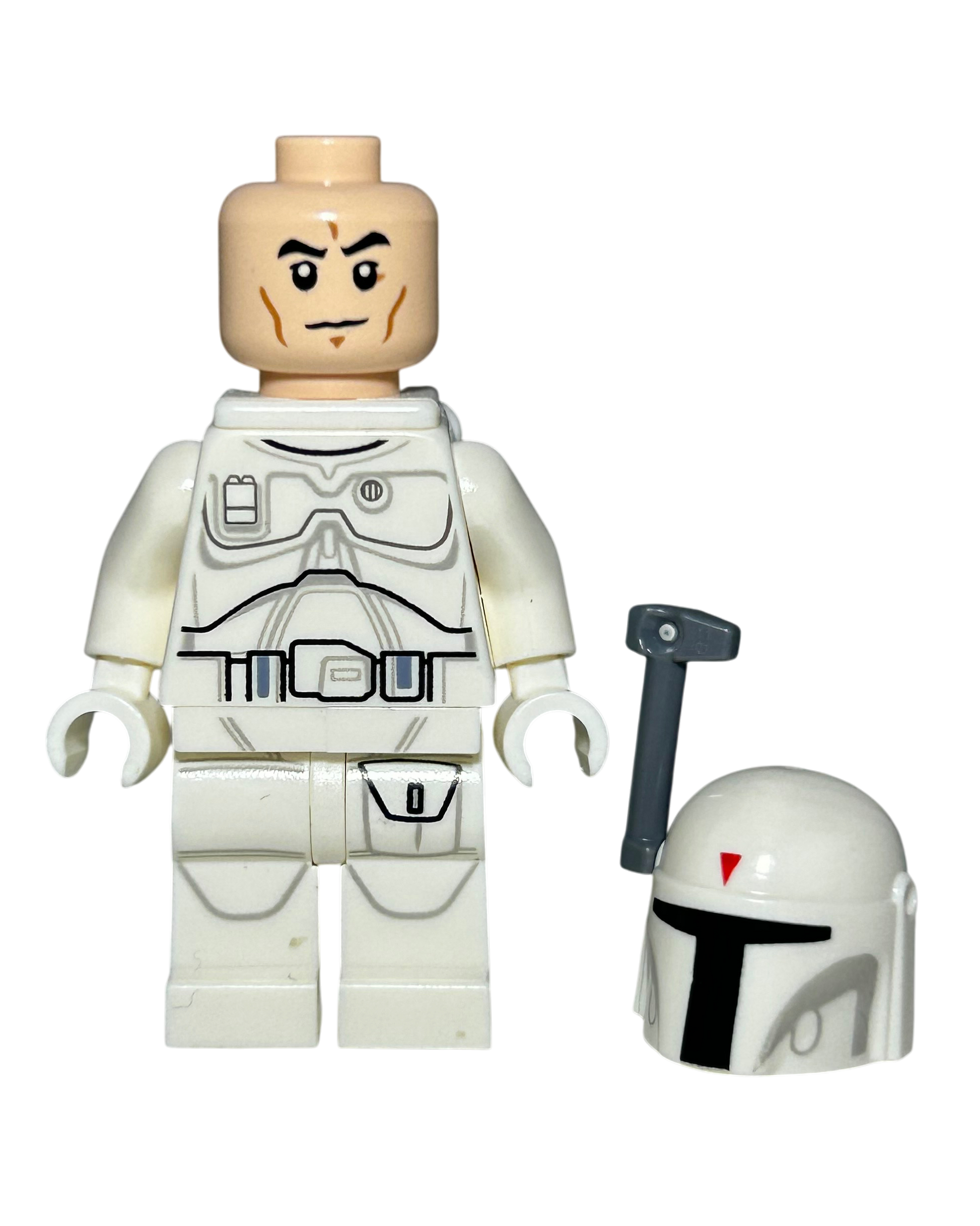 LEGO Star Wars Boba Fett Weiß SW0631 Detailansicht