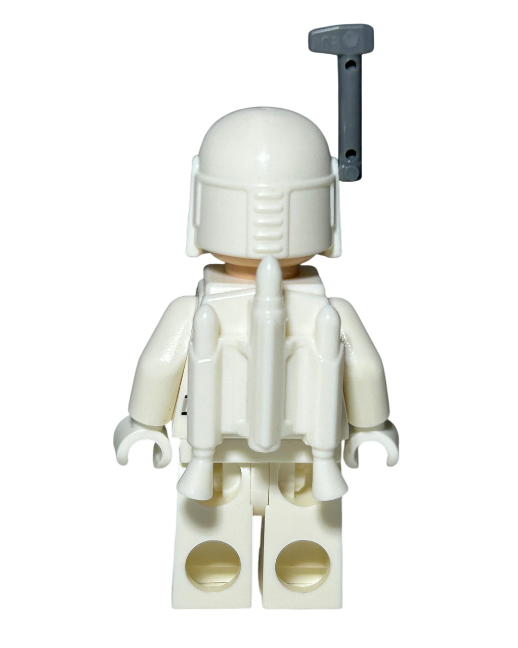 LEGO Star Wars Minifigur Boba Fett Weiß SW0631 Rückansicht