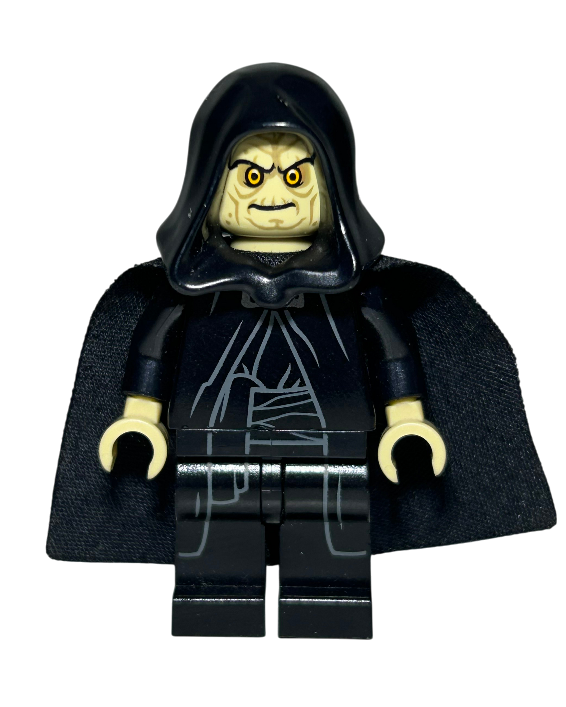 Emperor Palpatine SW0634 LEGO Star Wars Minifigur Vorderansicht brick2d2