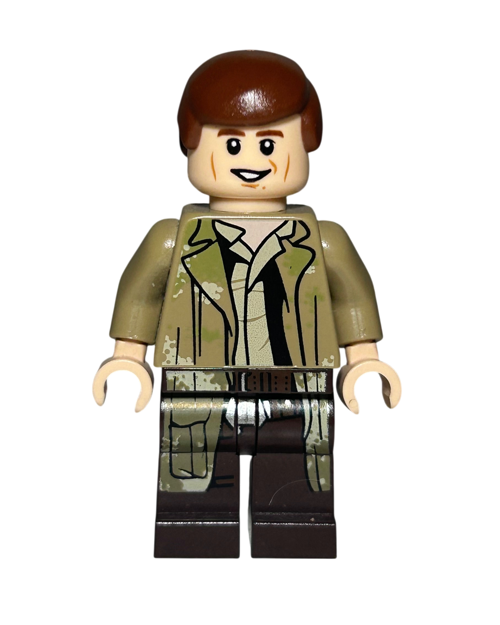Han Solo (Endor Outfit) SW0644 LEGO Star Wars Minifigur Detailansicht brick2d2